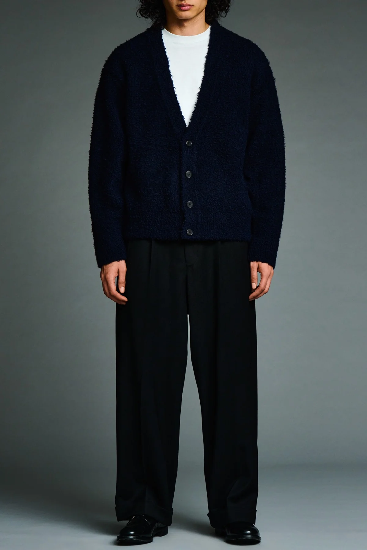A.presse | Cashmere Mole Yarn Cardigan - Image 2