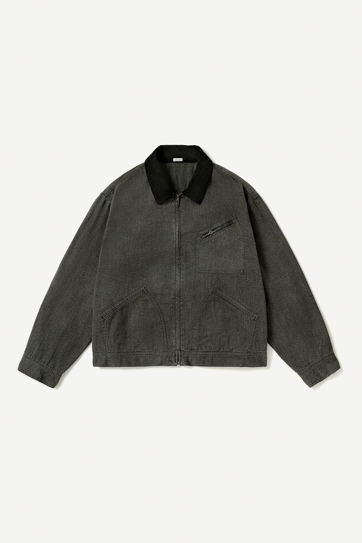 A.presse | Vintage Black Chambray Work Jacket