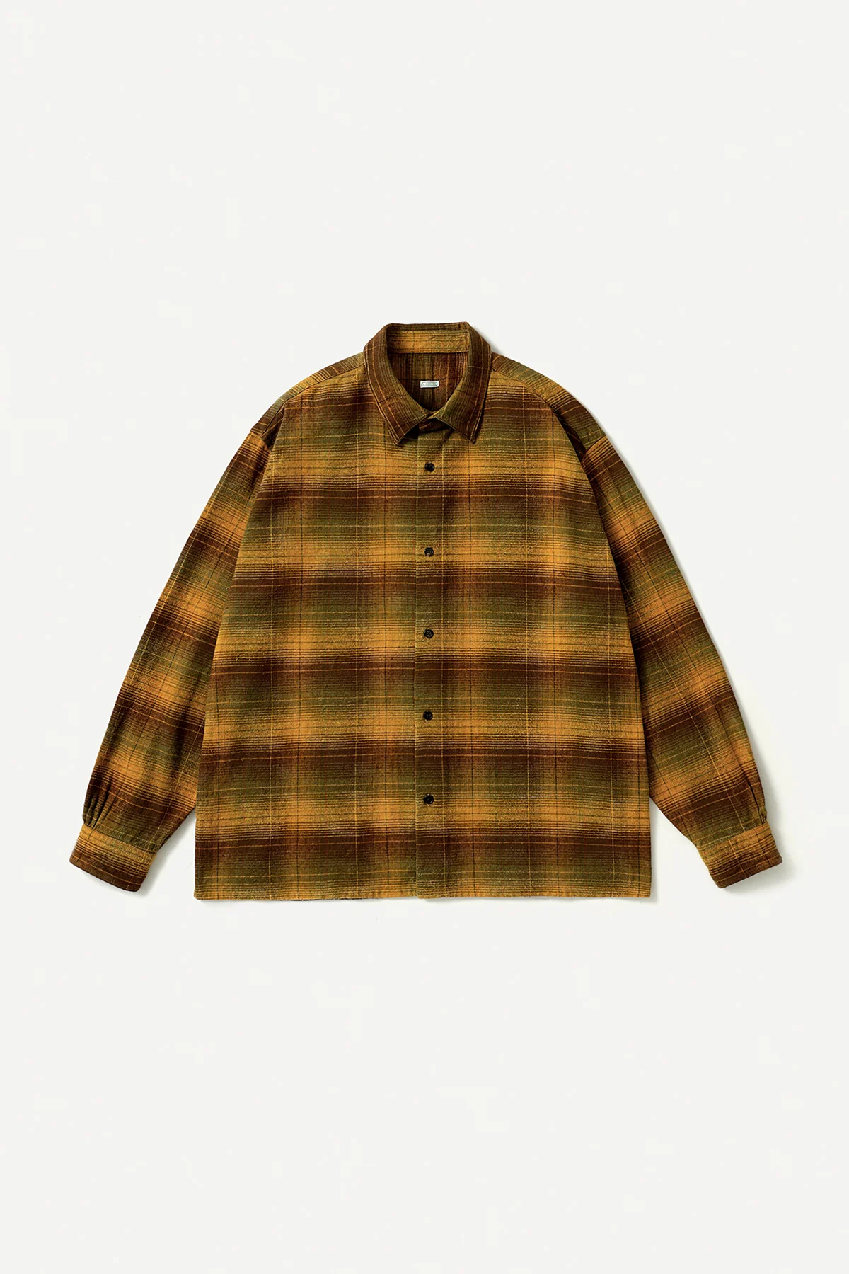 A.presse | Vintage Cotton Silk Nep Twill Check Shirt
