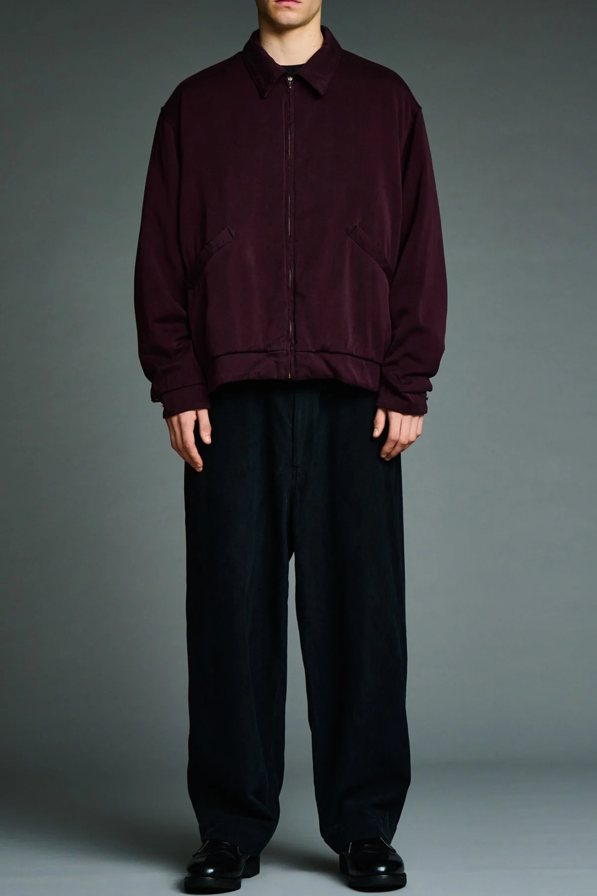 A.presse | Washed Silk Rayon Gabardine Jacket - Image 3