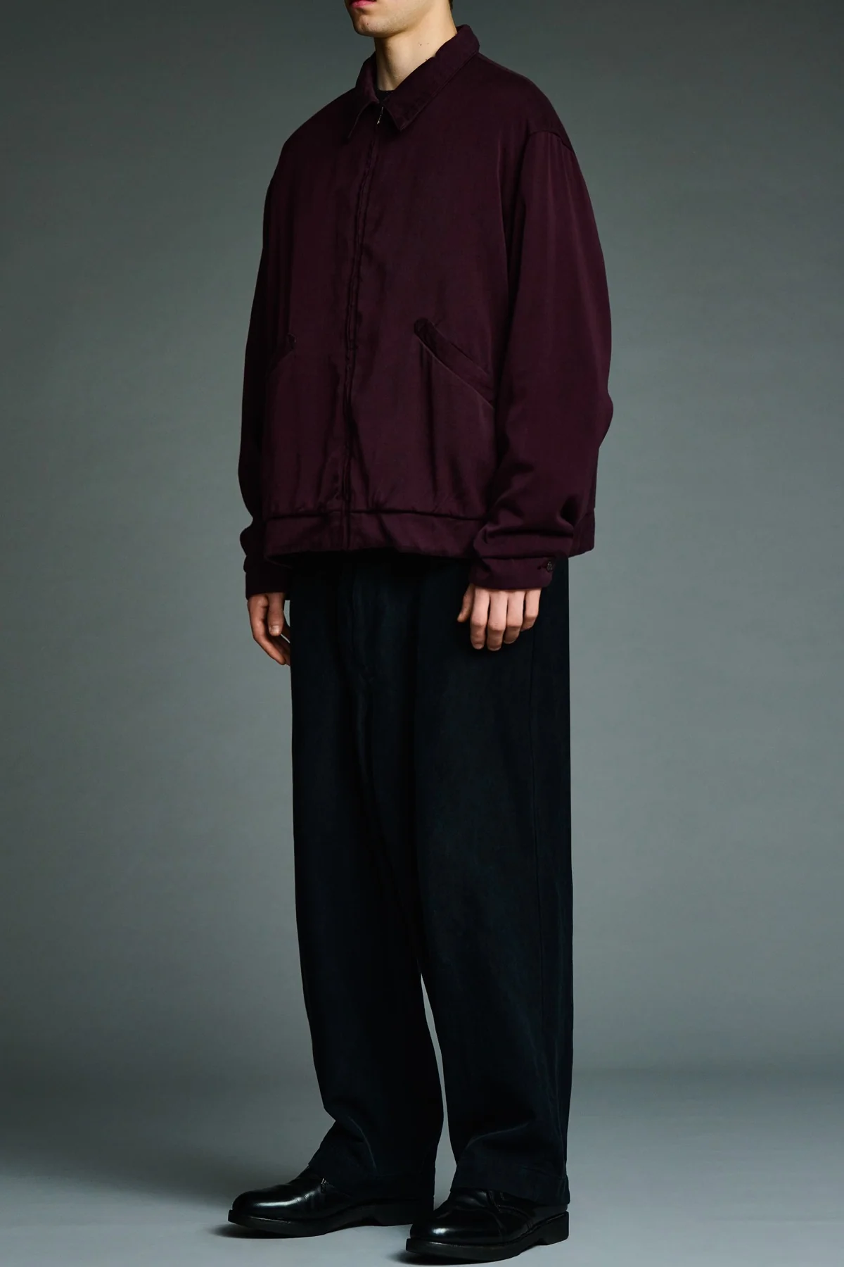A.presse | Washed Silk Rayon Gabardine Jacket - Image 4