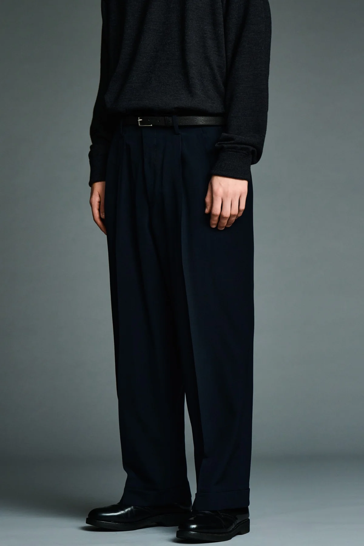 A.presse | Wool Rayon Wide Trouser - Image 3