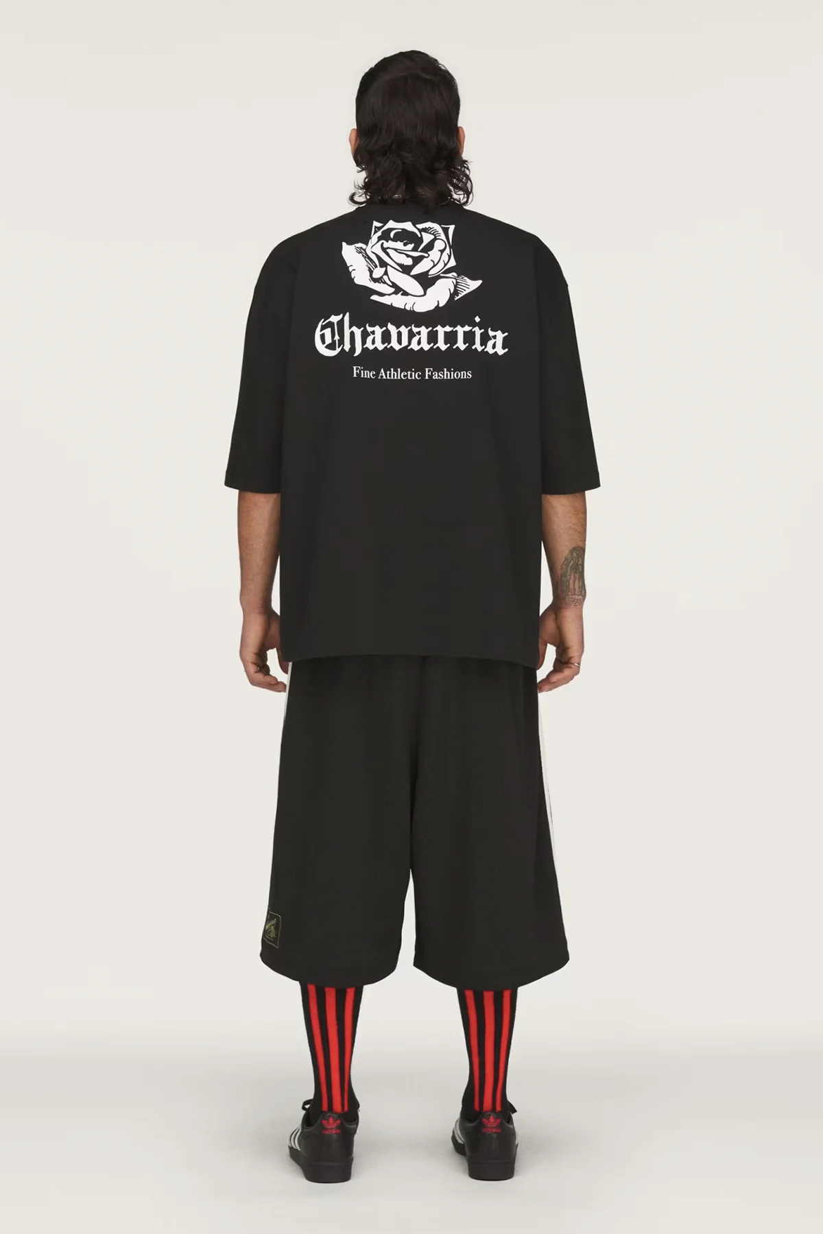 ADIDAS X WILLY CHAVARRIA | BLACK CHAVARRIA LOGO SHORT SLEEVE TEE - Image 2