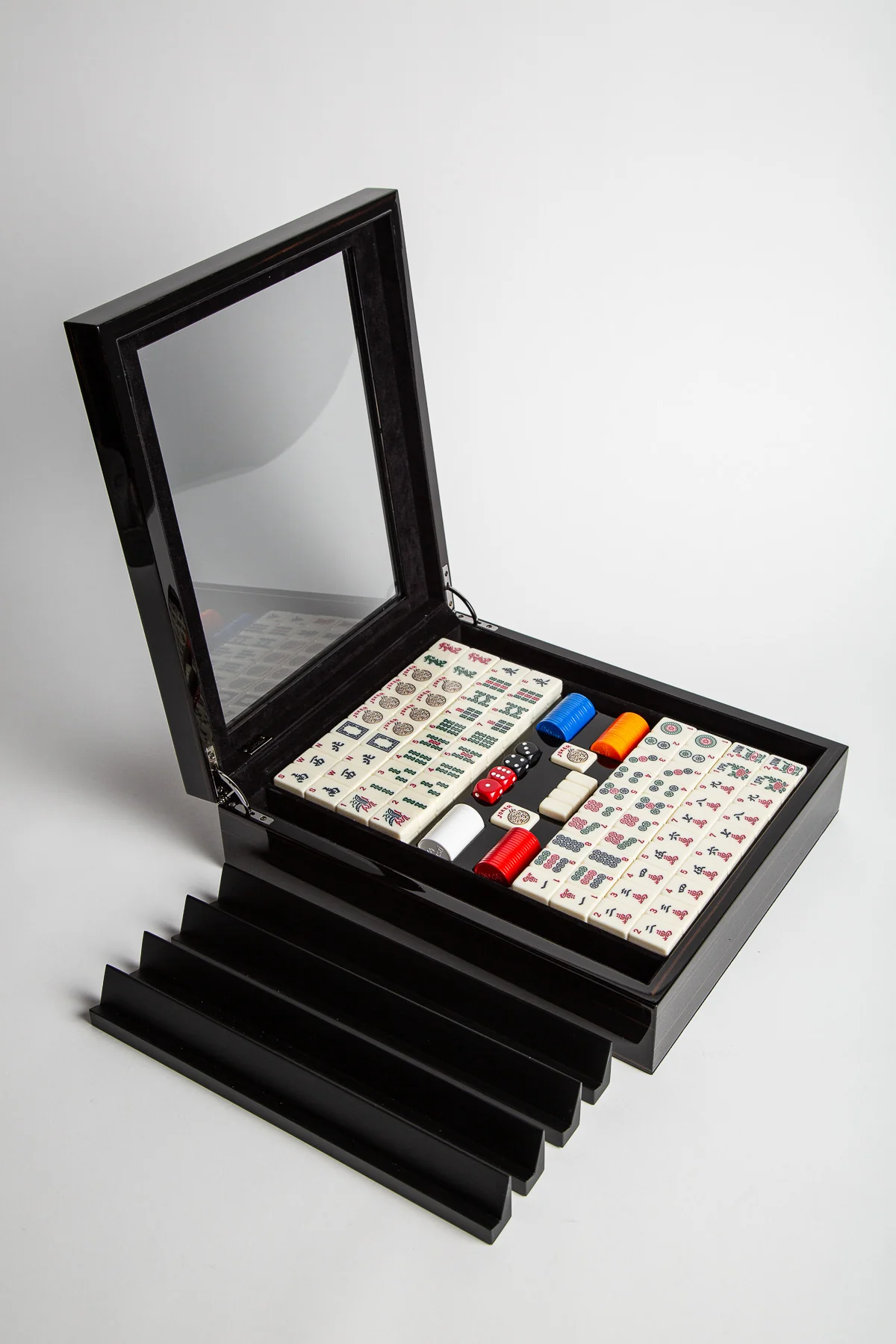 AGRESTI | EBONY POLISHED MAHJONG SET - Image 4