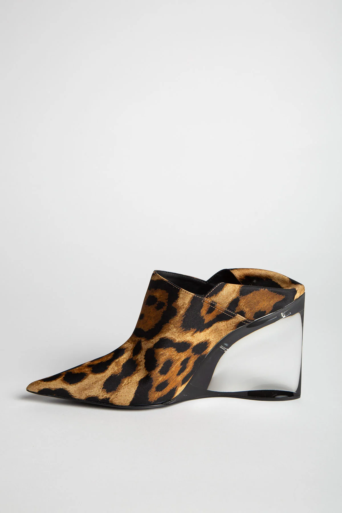 Alaïa | Invisible Mules in Printed Twill - Image 2