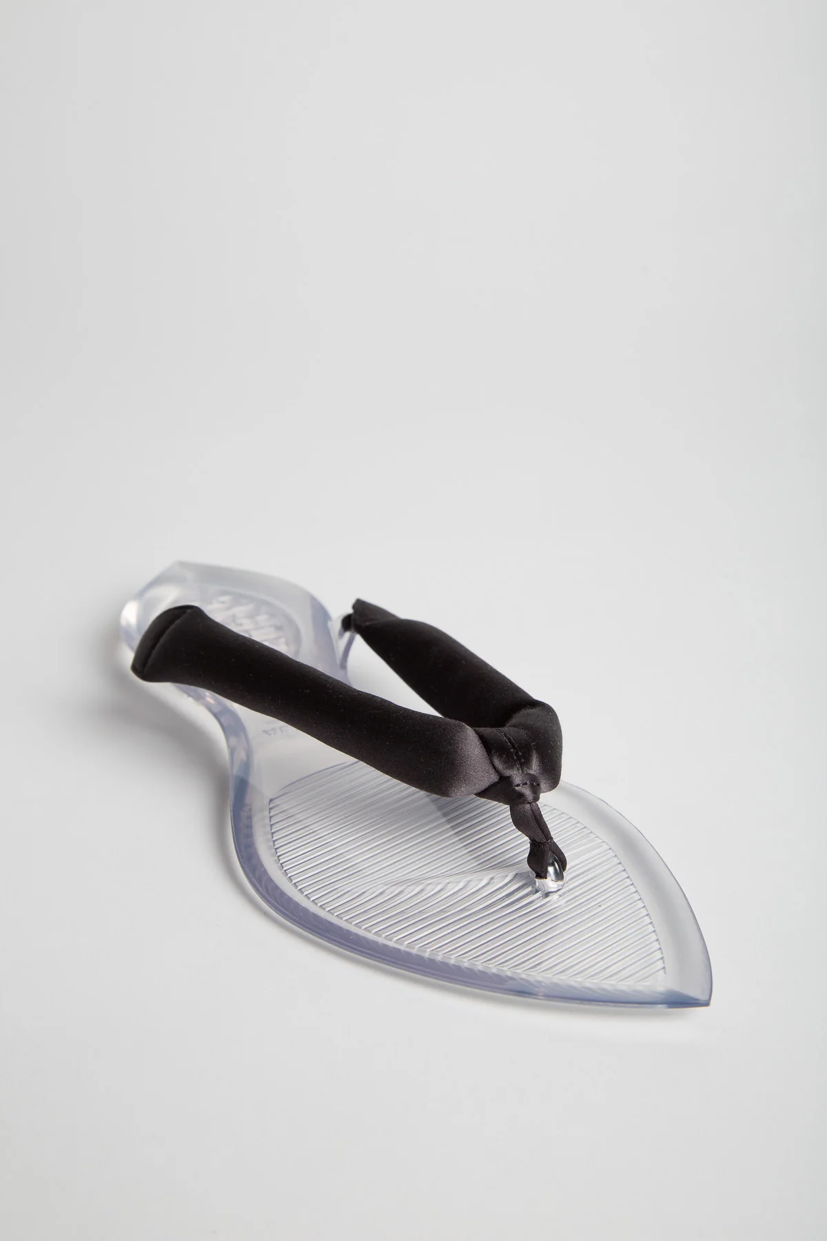 Alaïa | Invisible Thong Mules in Satin - Image 3