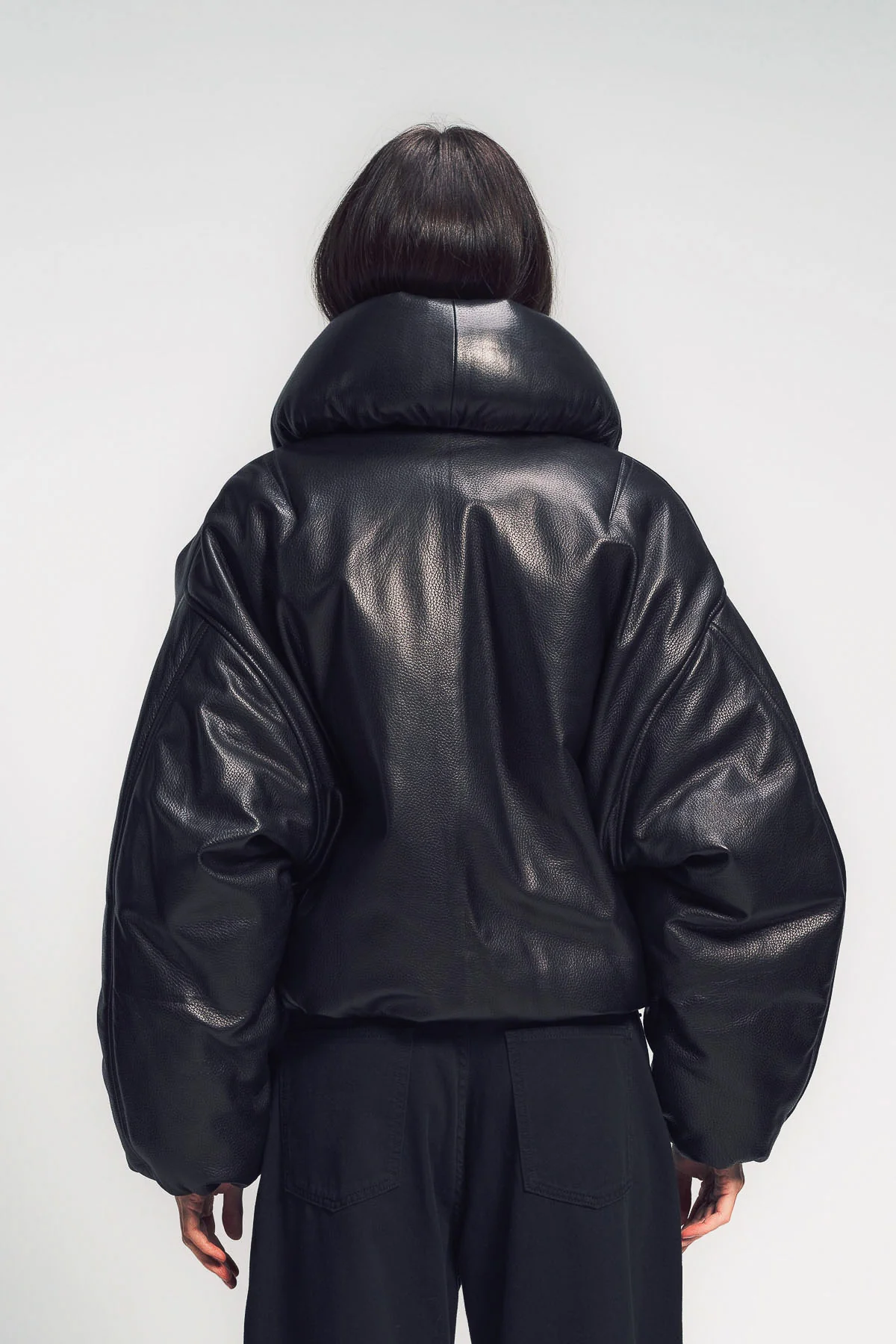ALAÏA | LAMBSKIN PADDED BOMBER - Image 4