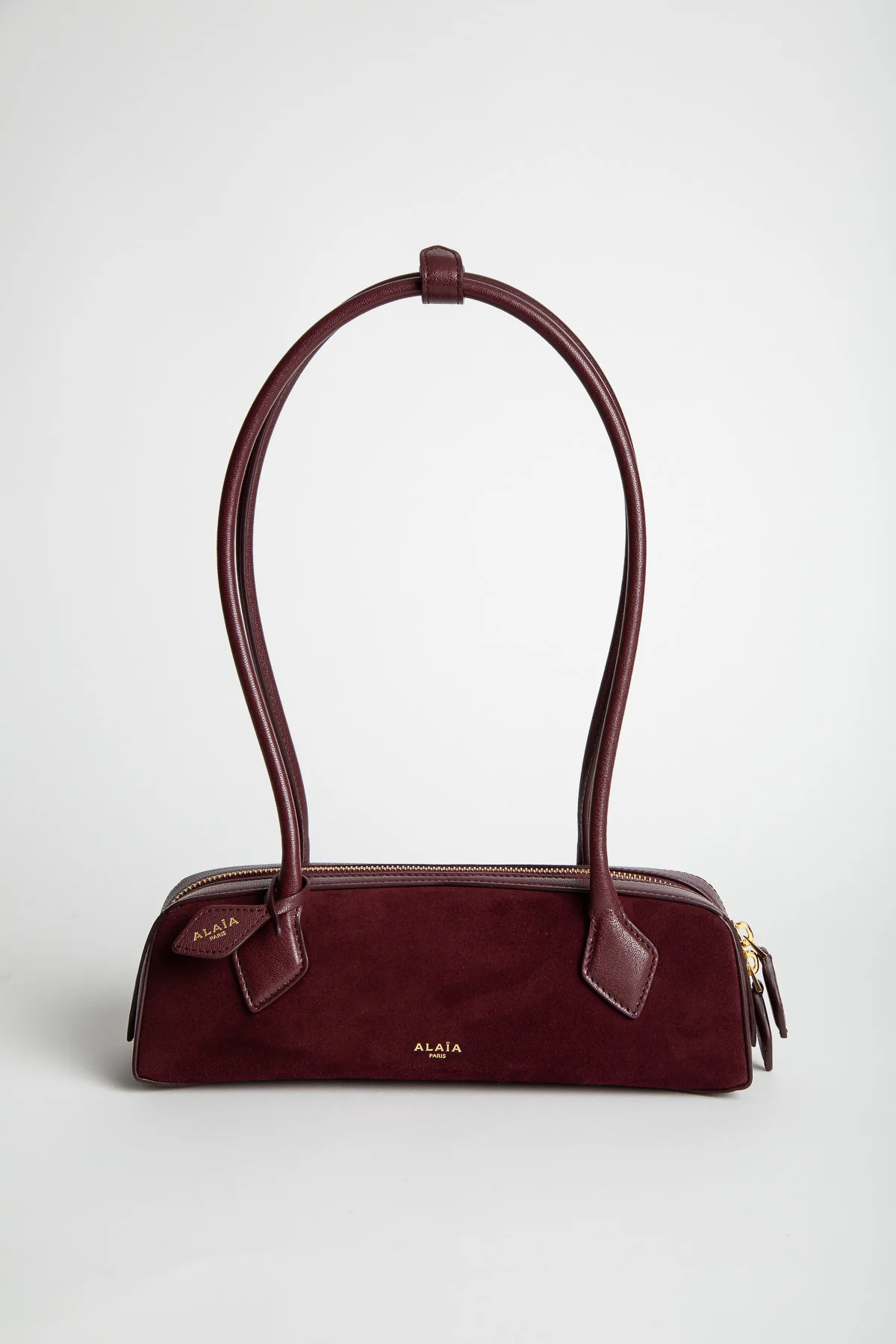 ALAÏA | Le Teckel Small Bi-Material Bag In Leather
