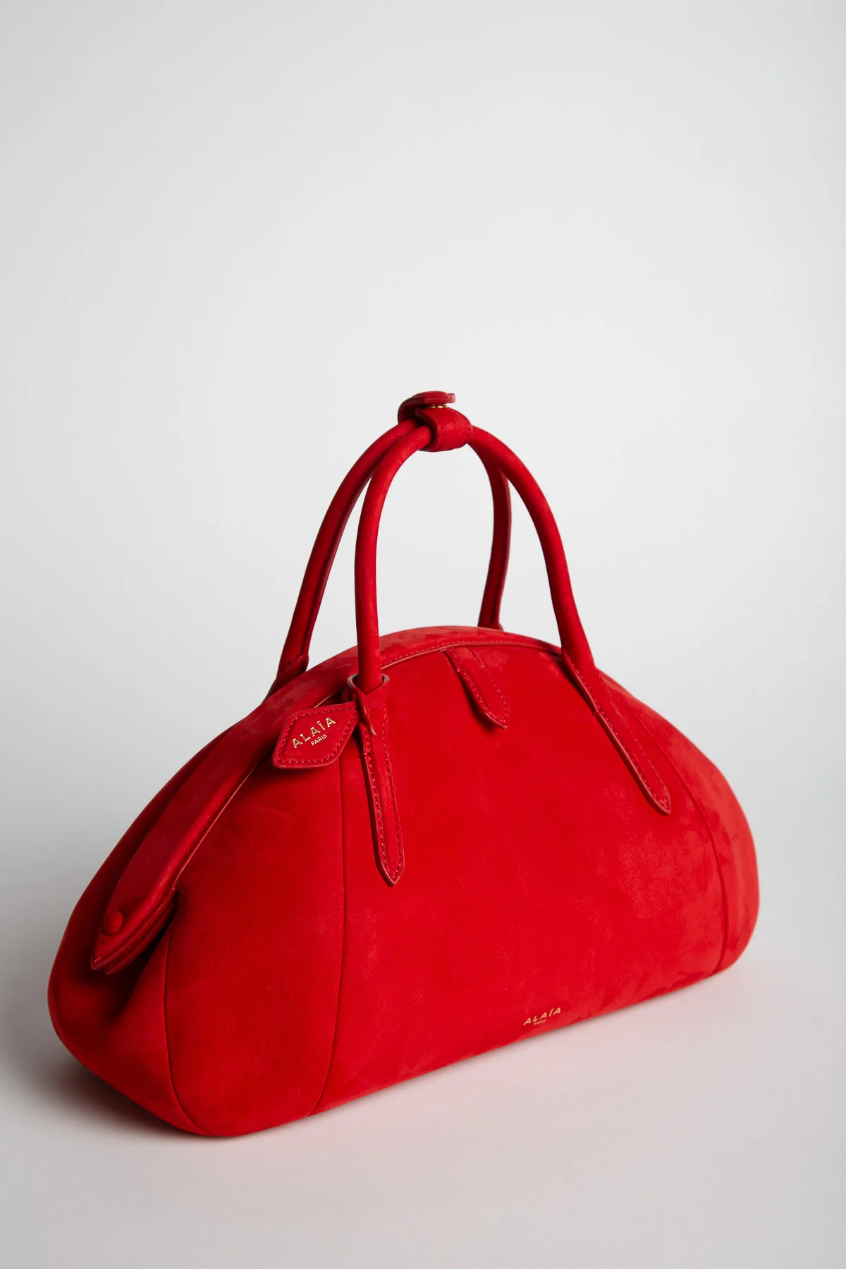 Alaïa | Purse Top Handle Bag in Nubuck - Image 2