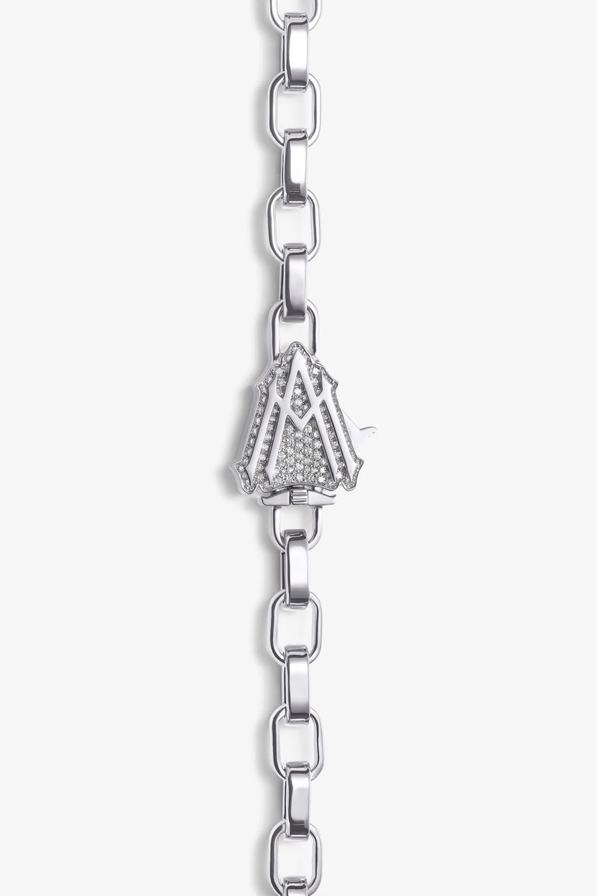 ALEX MOSS | WHITE GOLD HERMES NECKLACE - Image 3