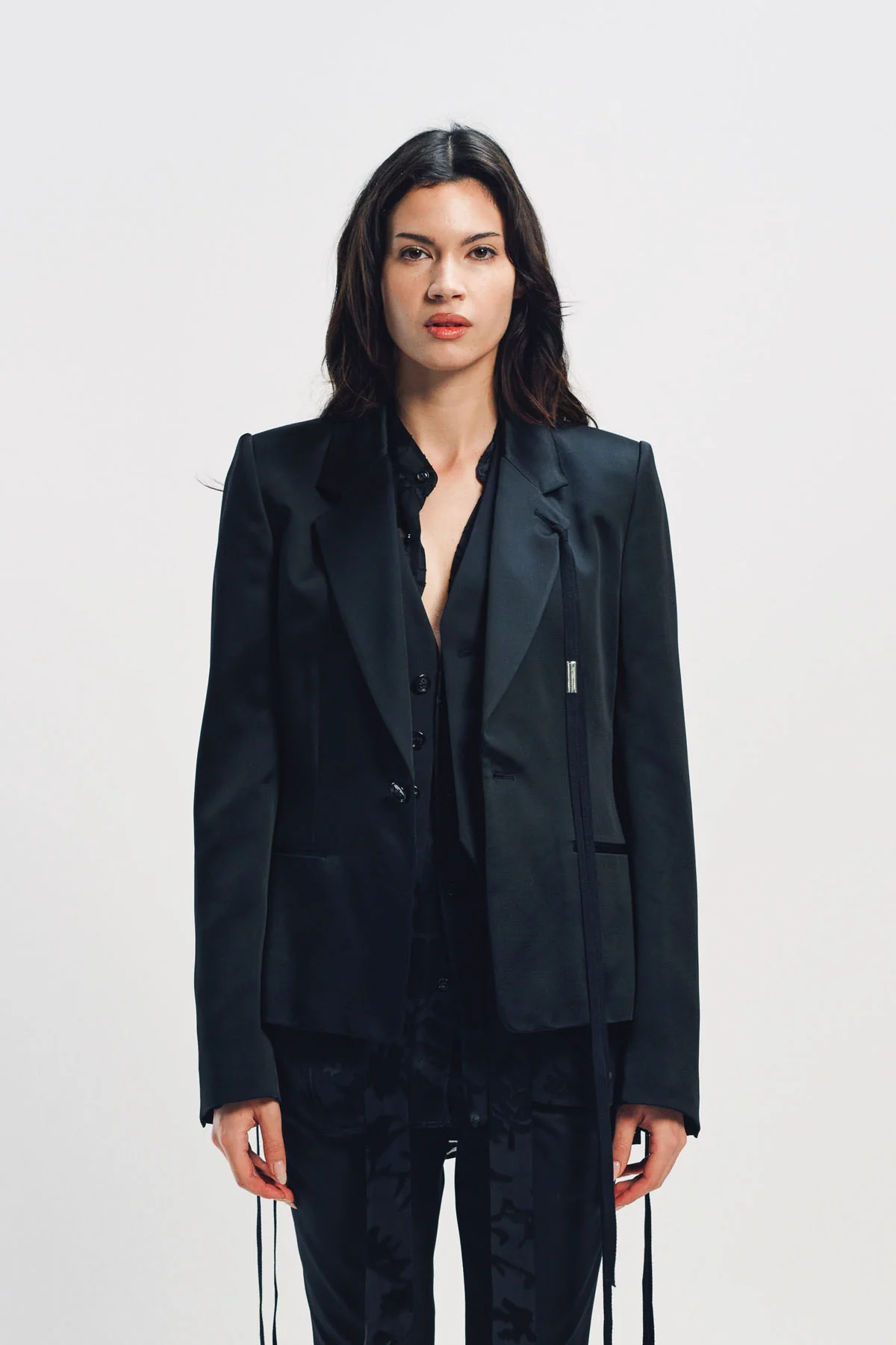 ANN DEMEULEMEESTER | AGGY FITTED TAILORED JACKET - Image 2