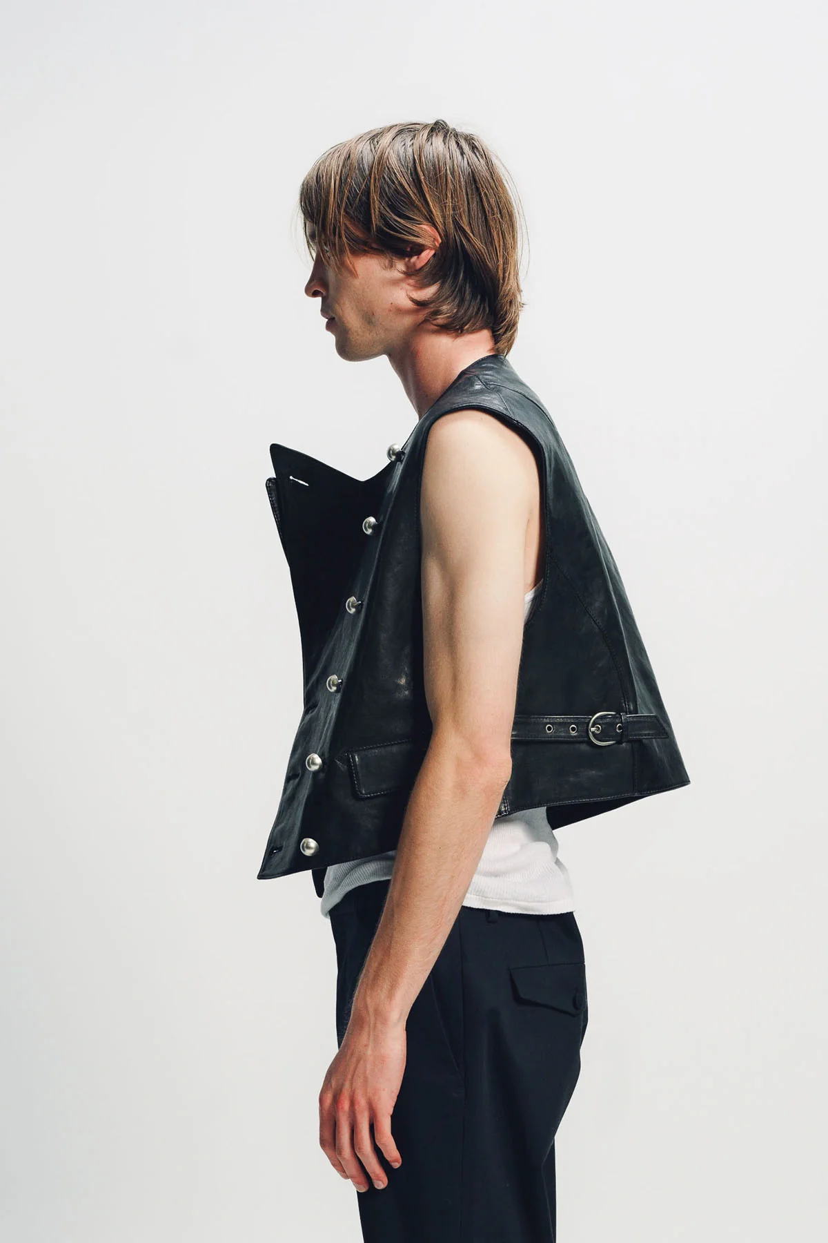 ANN DEMEULEMEESTER | DINO DOUBLE BREASTED WAISTCOAT - Image 3