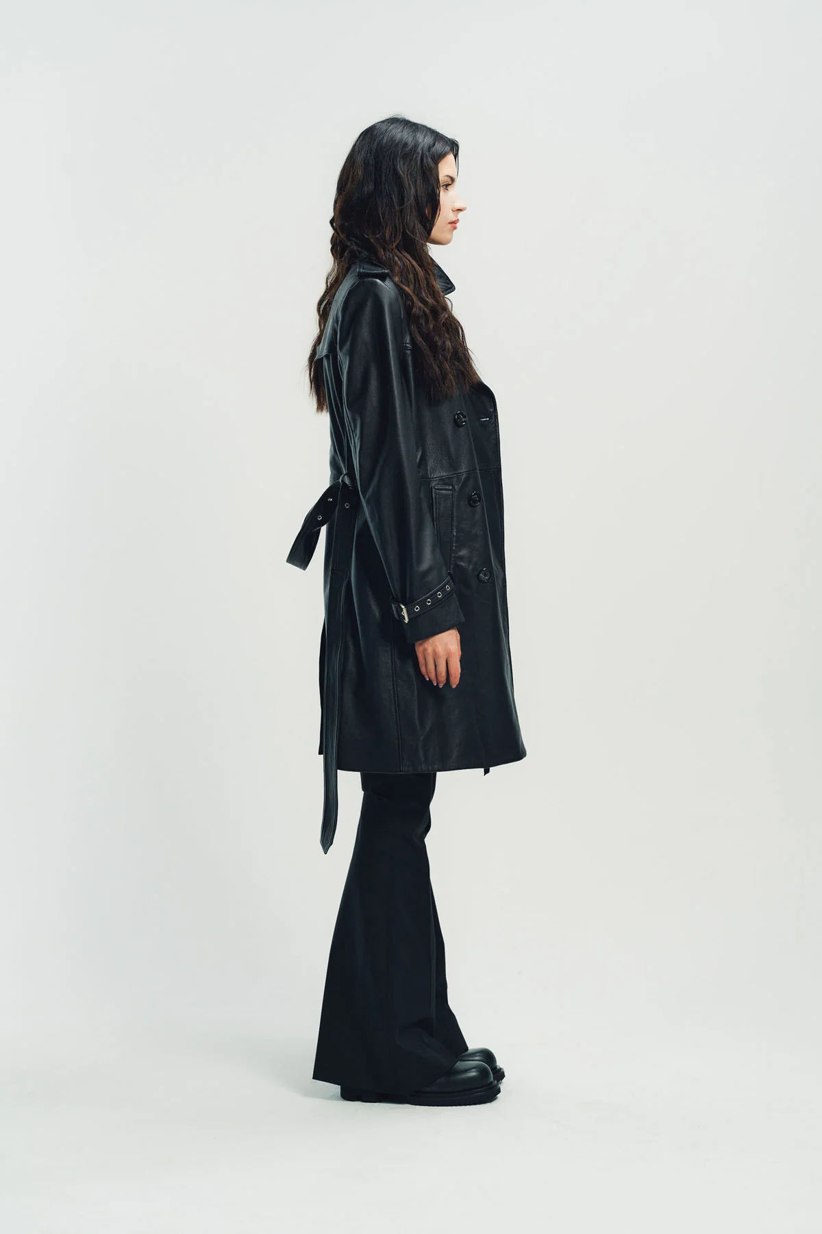 ANN DEMEULEMEESTER | EDA FITTED DOUBLE BREASTED COAT - Image 3