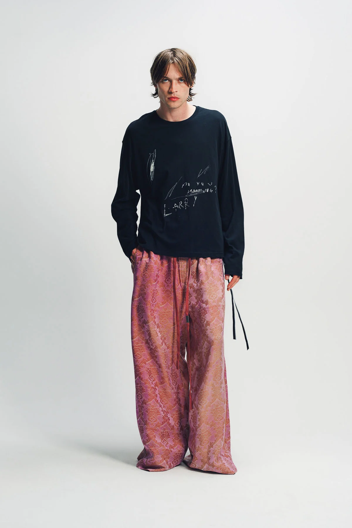 ANN DEMEULEMEESTER | EMIL RELAX FIT LONG SLEEVE BOXY T-SHIRT