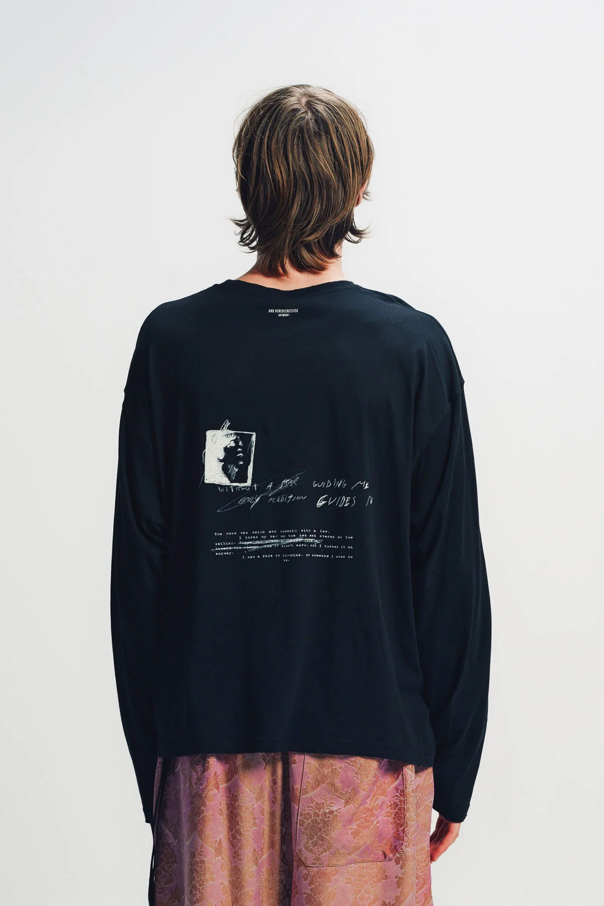 ANN DEMEULEMEESTER | EMIL RELAX FIT LONG SLEEVE BOXY T-SHIRT - Image 4