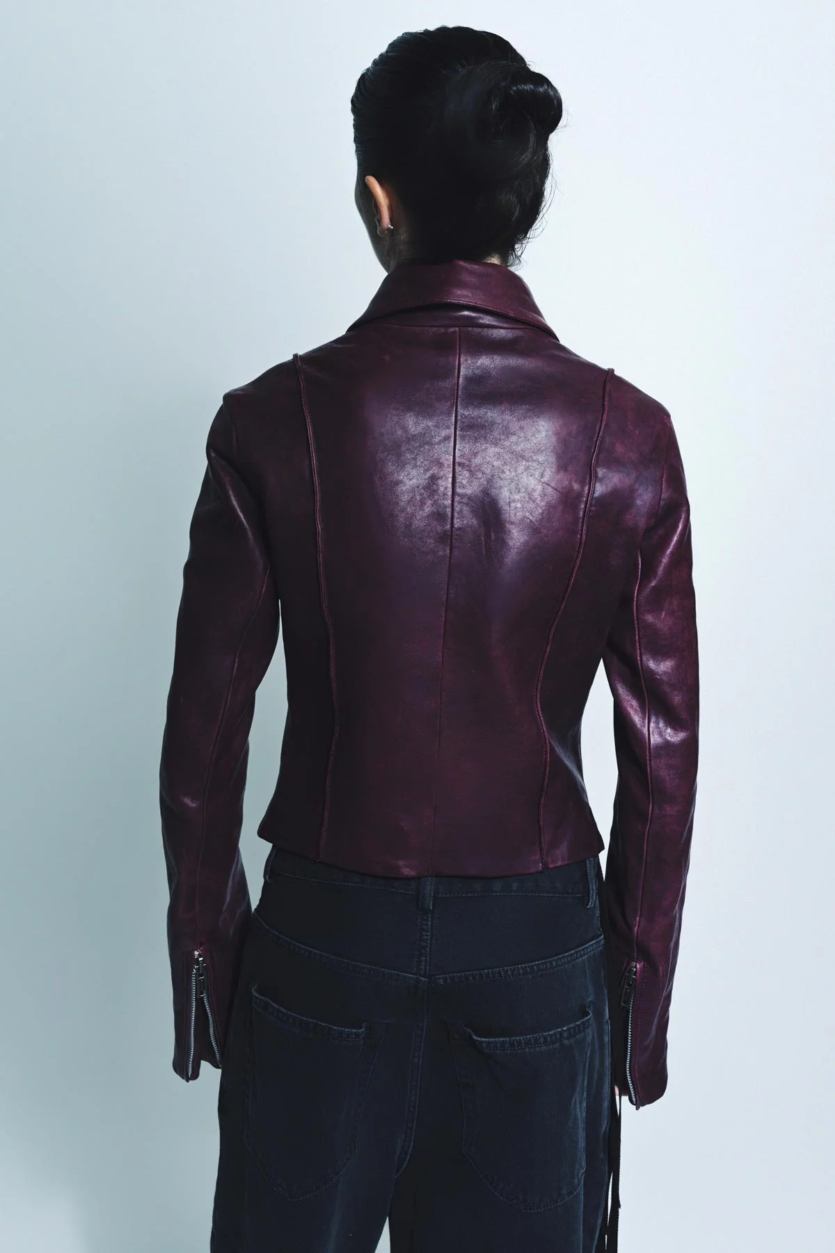 ANN DEMEULEMEESTER | ESTER BIKER JACKET - Image 4