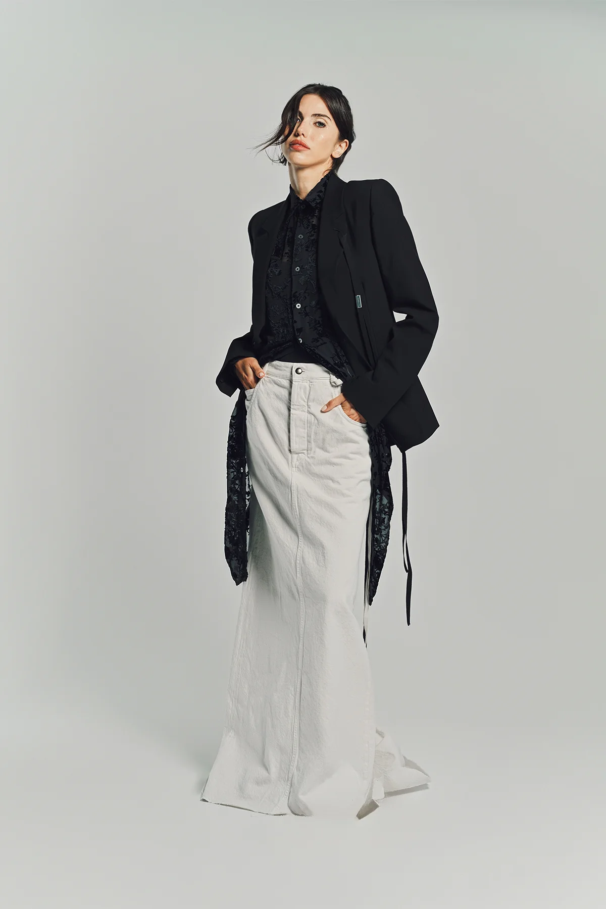 ANN DEMEULEMEESTER | GOELE FIVE POCKETS COMFORT SKIRT