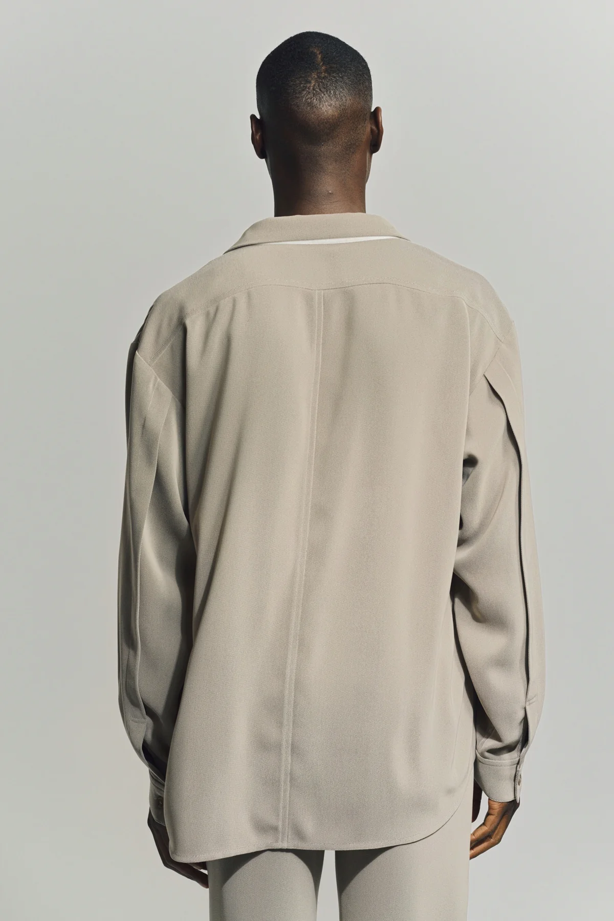 AUBERO | NOTCH LAPEL SHIRT - Image 4