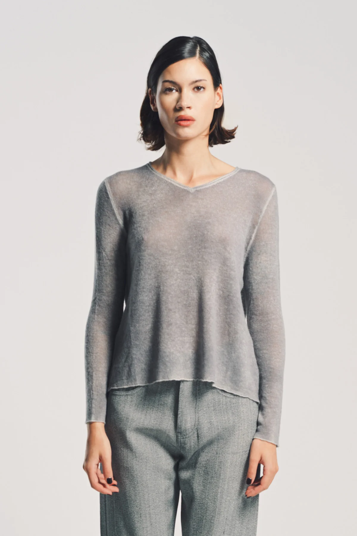 AVANT TOI | PAINTED V-NECK SWEATER - Image 2