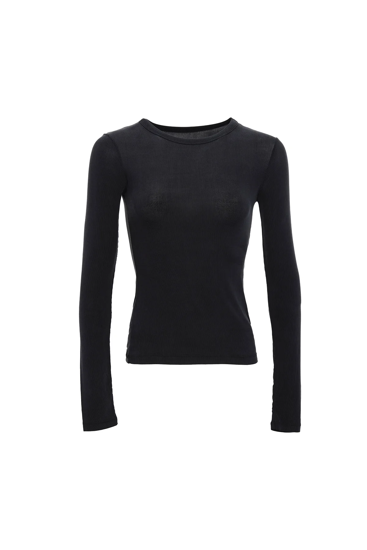 AYA MUSE | RIBBED LONG SLEEVE SHIRT