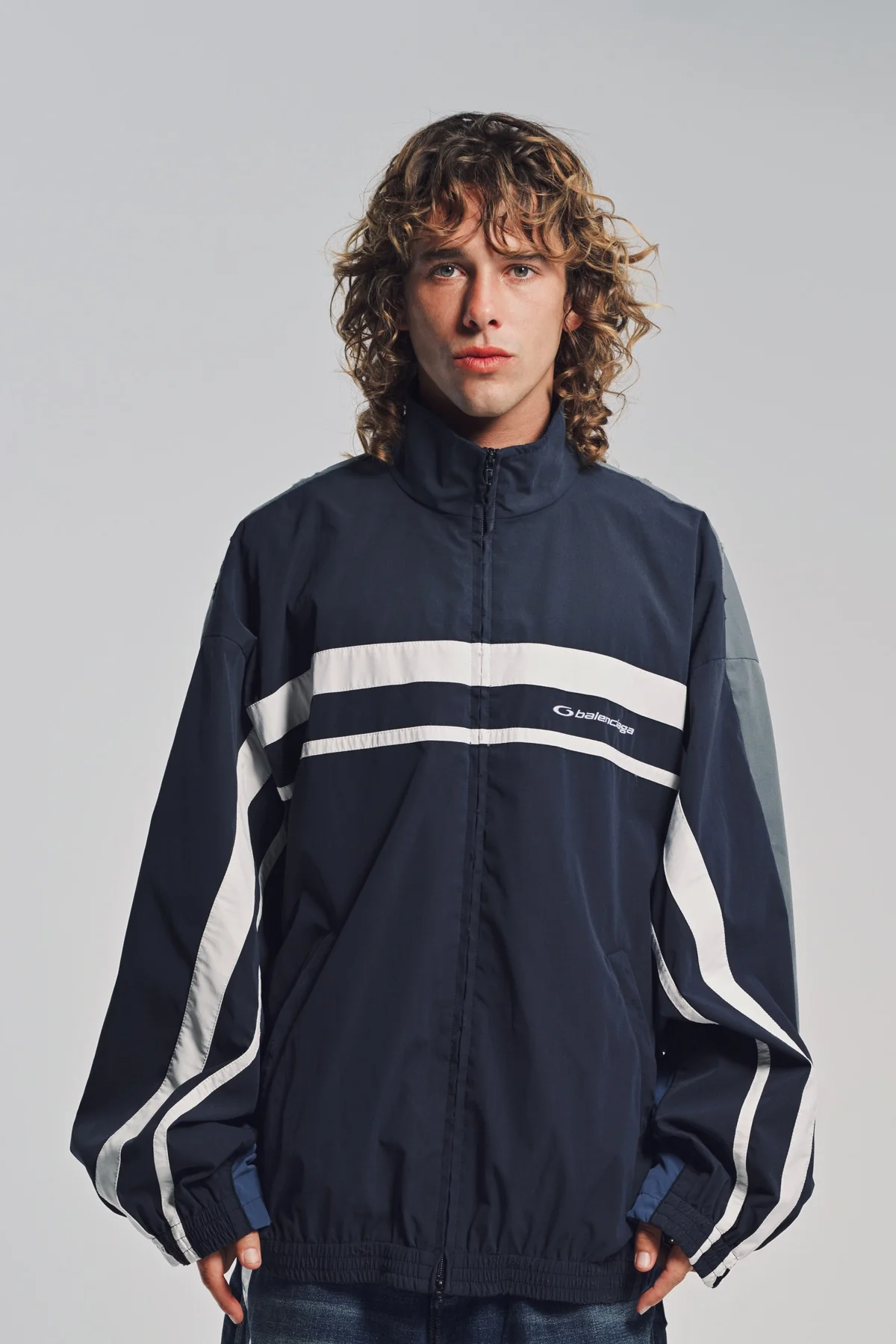 BALENCIAGA | 50/50 TRACKSUIT JACKET - Image 2