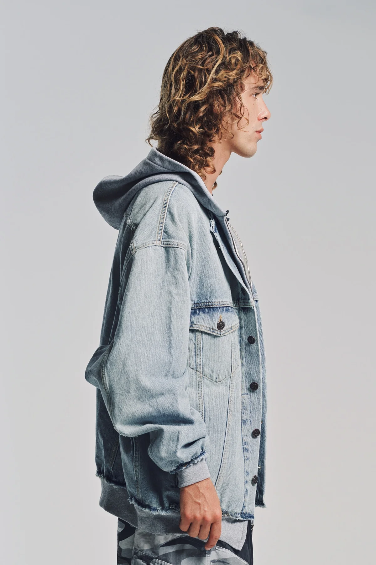 BALENCIAGA | CUT-UP HOODIE JACKET - Image 5
