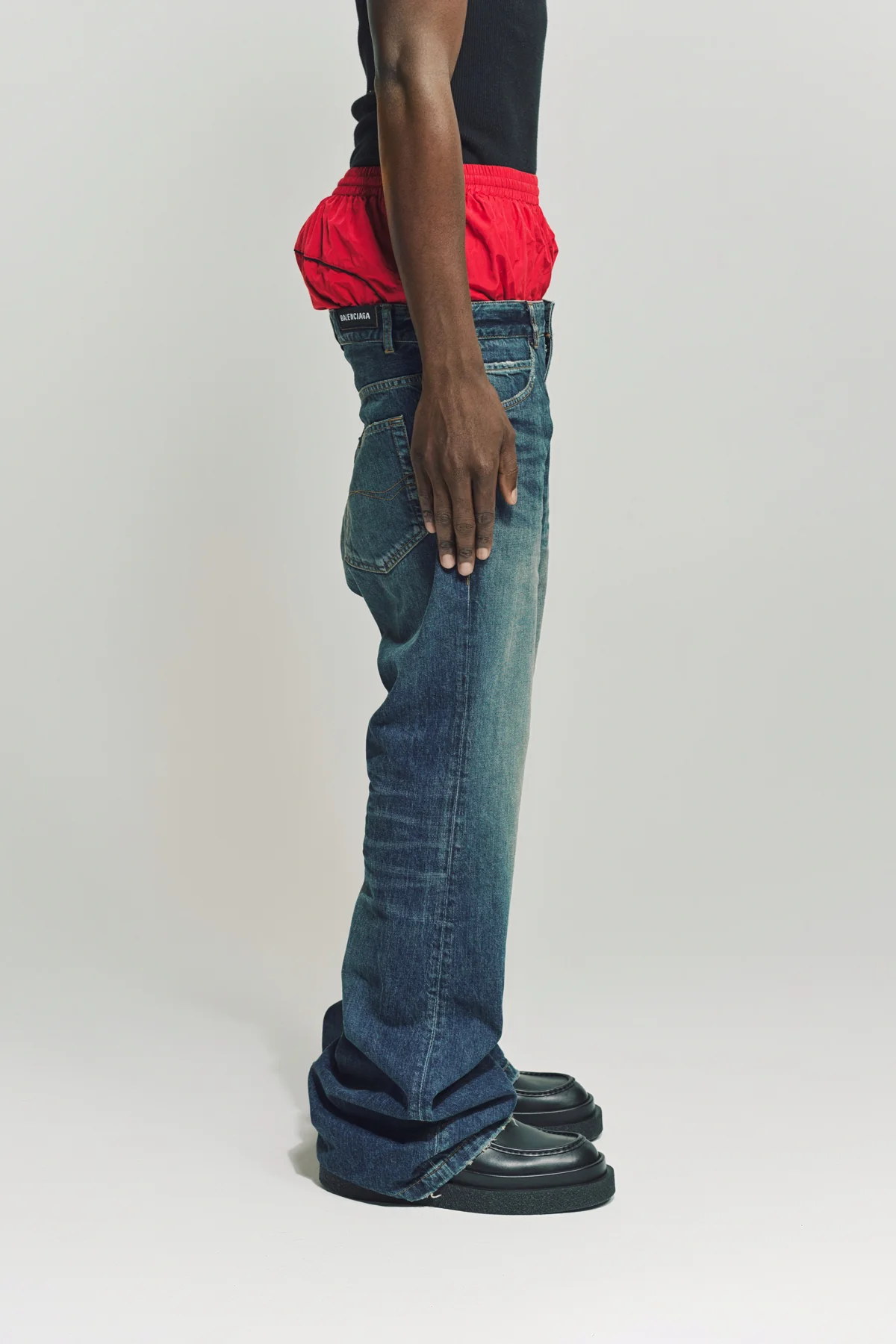 BALENCIAGA | LAYERED JEANS - Image 5