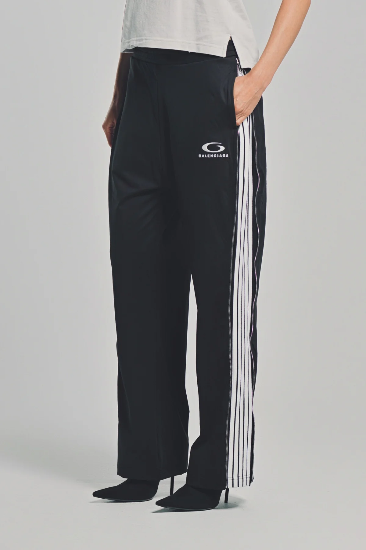BALENCIAGA | LOOP SPORTS ICON ZIPPED SWEATPANTS - Image 3