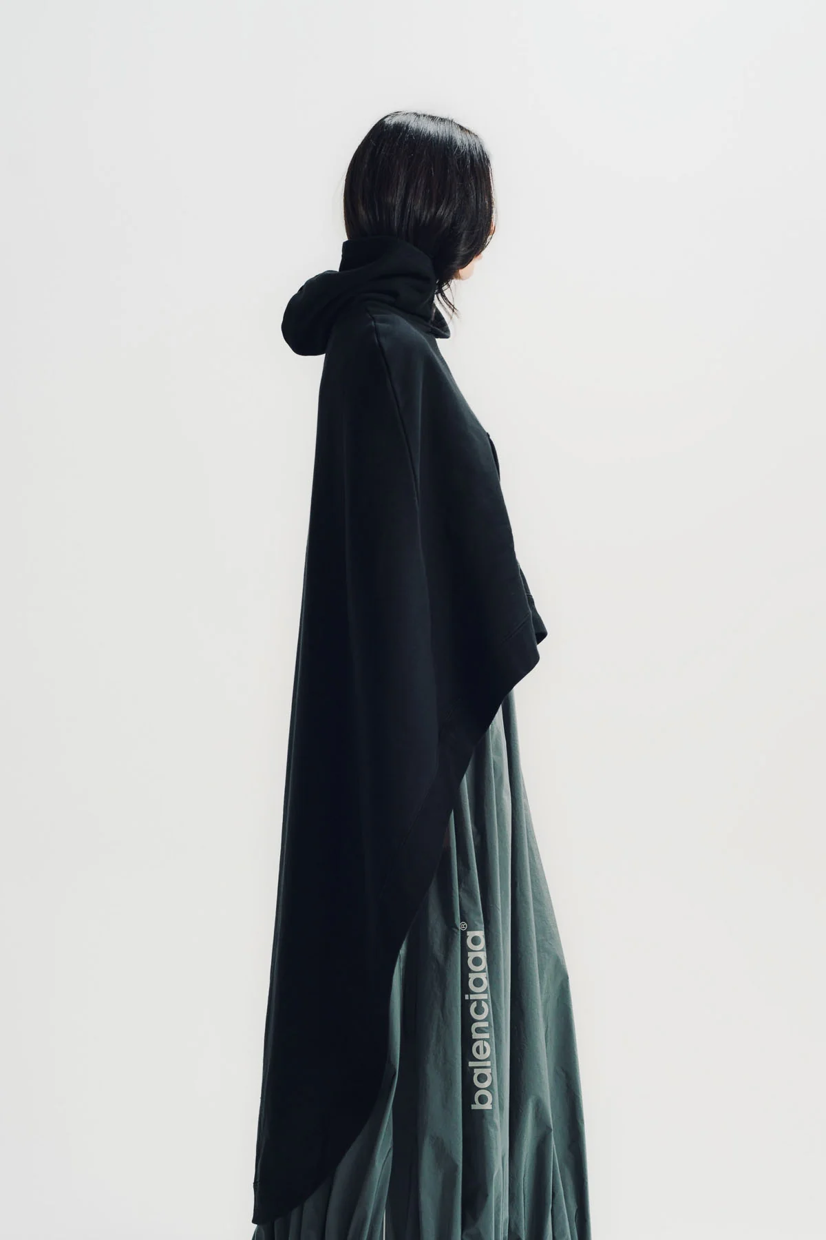 Balenciaga | Oversized Hooded Cape - Image 5