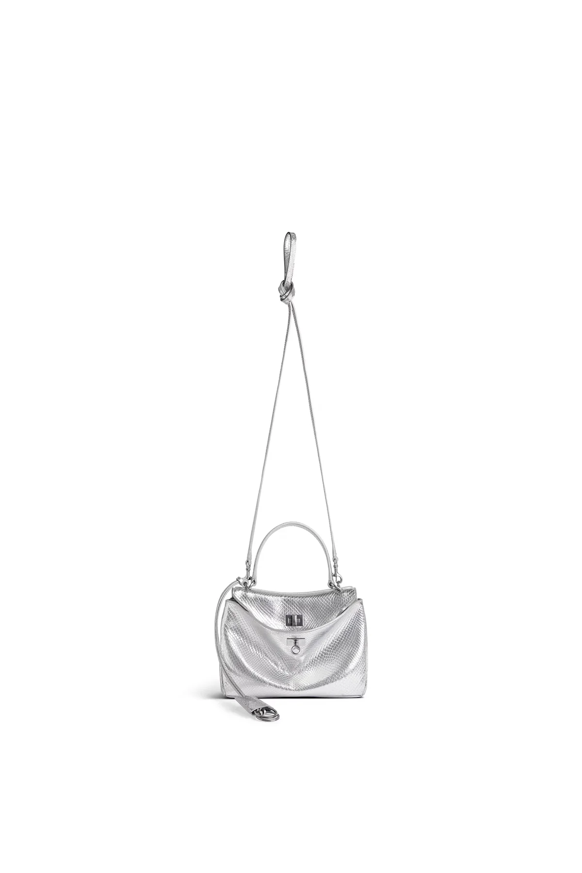 BALENCIAGA | SILVER RODEO HANDBAG MINI - Image 4