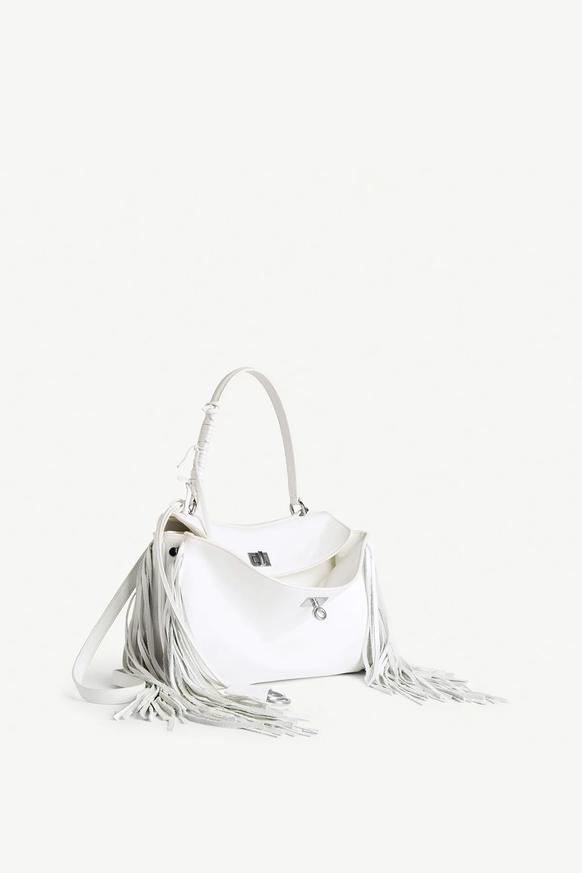 BALENCIAGA | RODEO HANDBAG SMALL IN WHITE - Image 2
