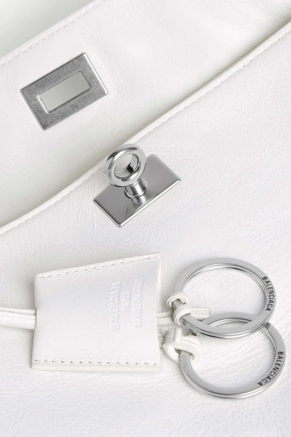 BALENCIAGA | RODEO HANDBAG SMALL IN WHITE - Image 6
