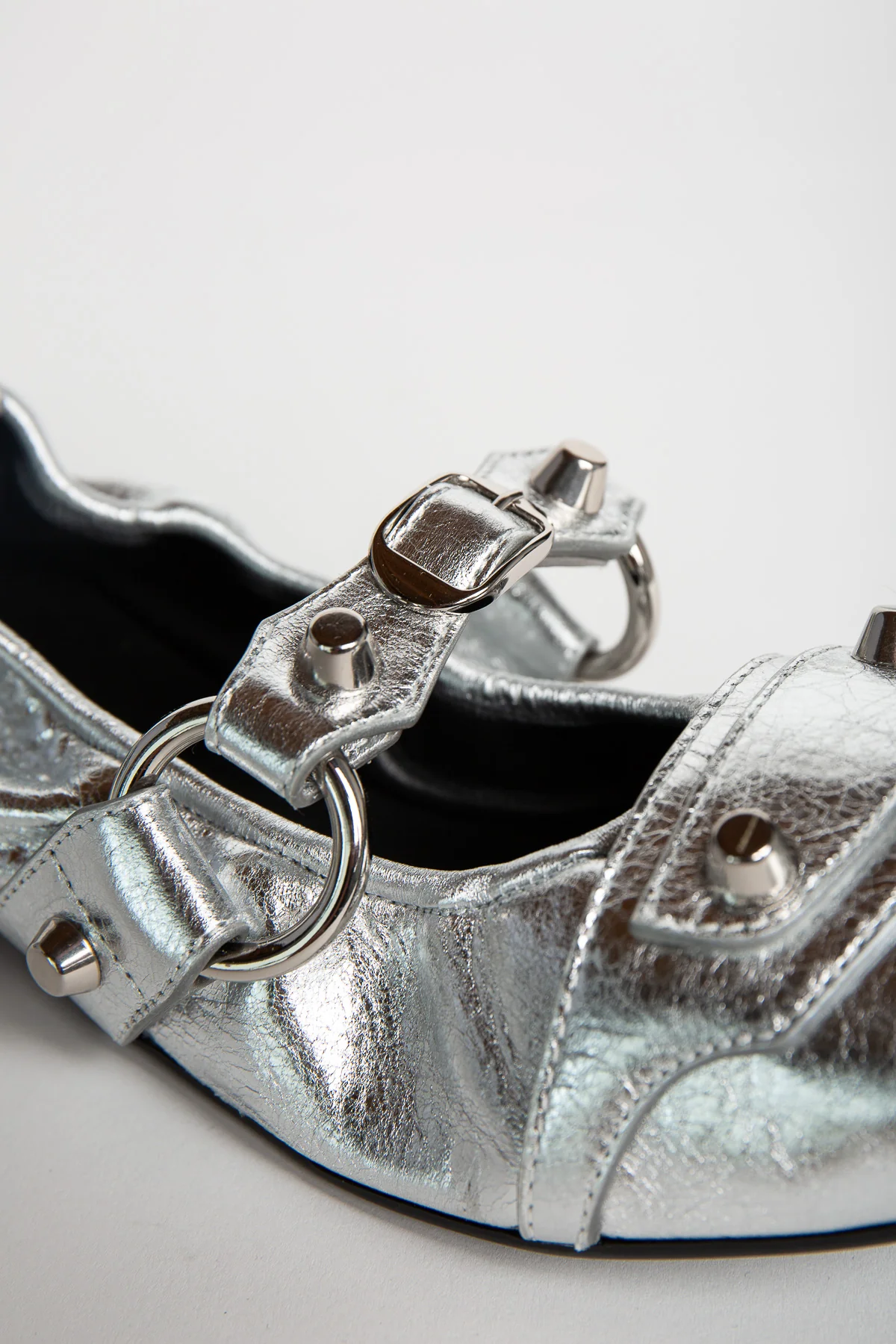 BALENCIAGA | SILVER CITY BALLET FLATS - Image 5