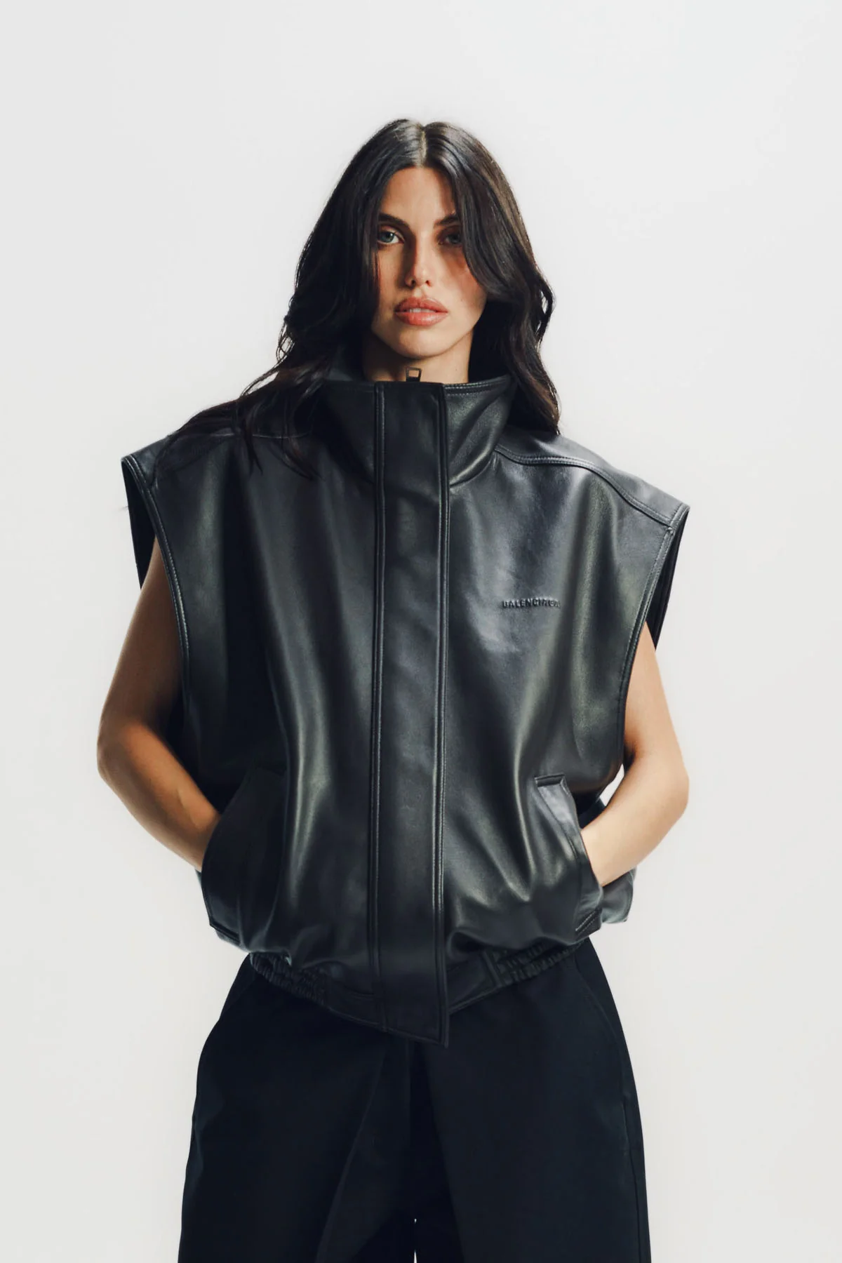 Balenciaga | Sleeveless Blouson - Image 2
