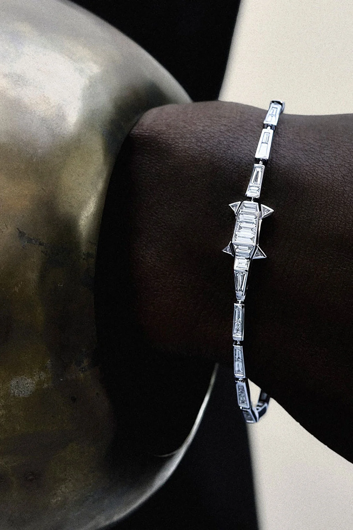 Bibi Van Der Velden | Diamond Alligator Bracelet - Image 2