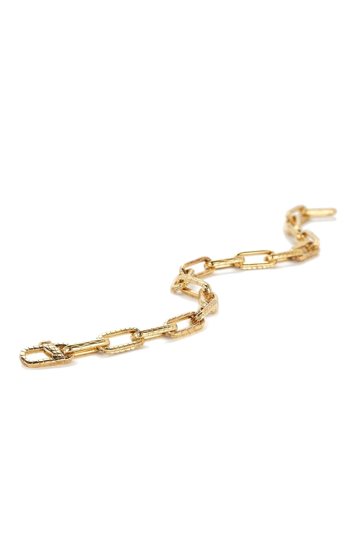 Bibi van der Velden | Fine Alligator Chain Link Bracelet - Image 4