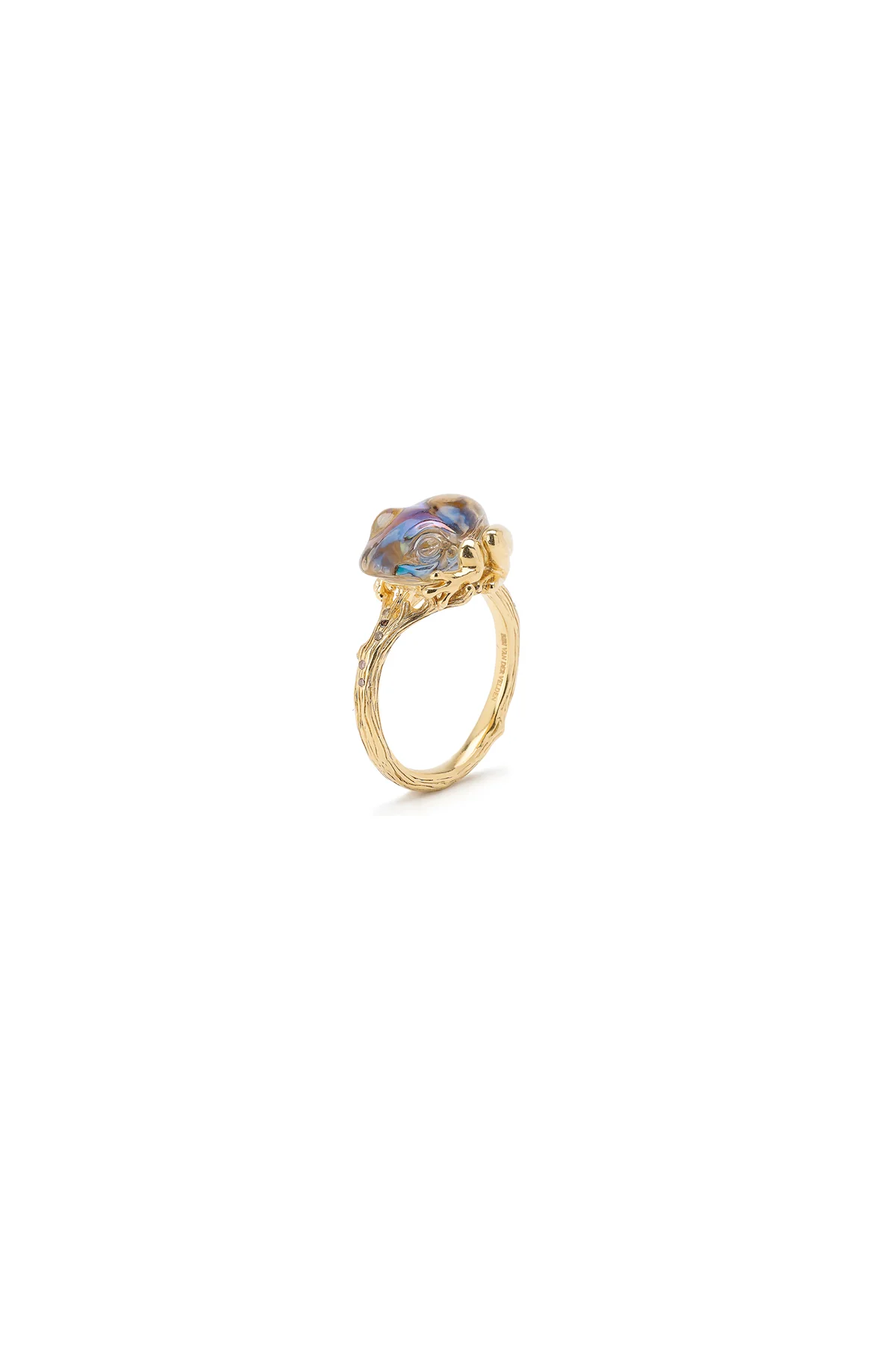 BIBI VAN DER VELDEN | FROG ABALONE STACKABLE RING