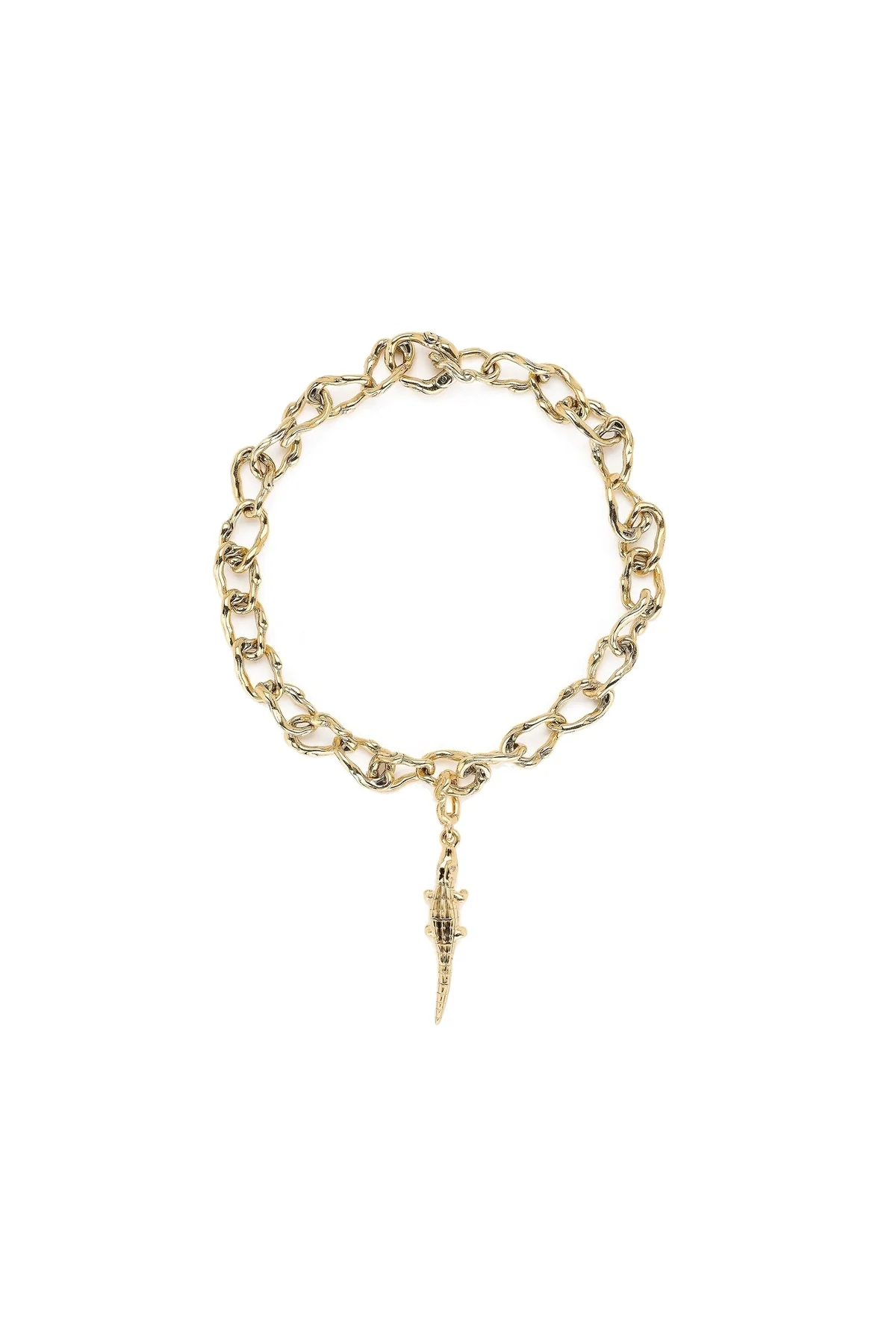 Bibi van der Velden | Gold Alligator Charm - Image 4