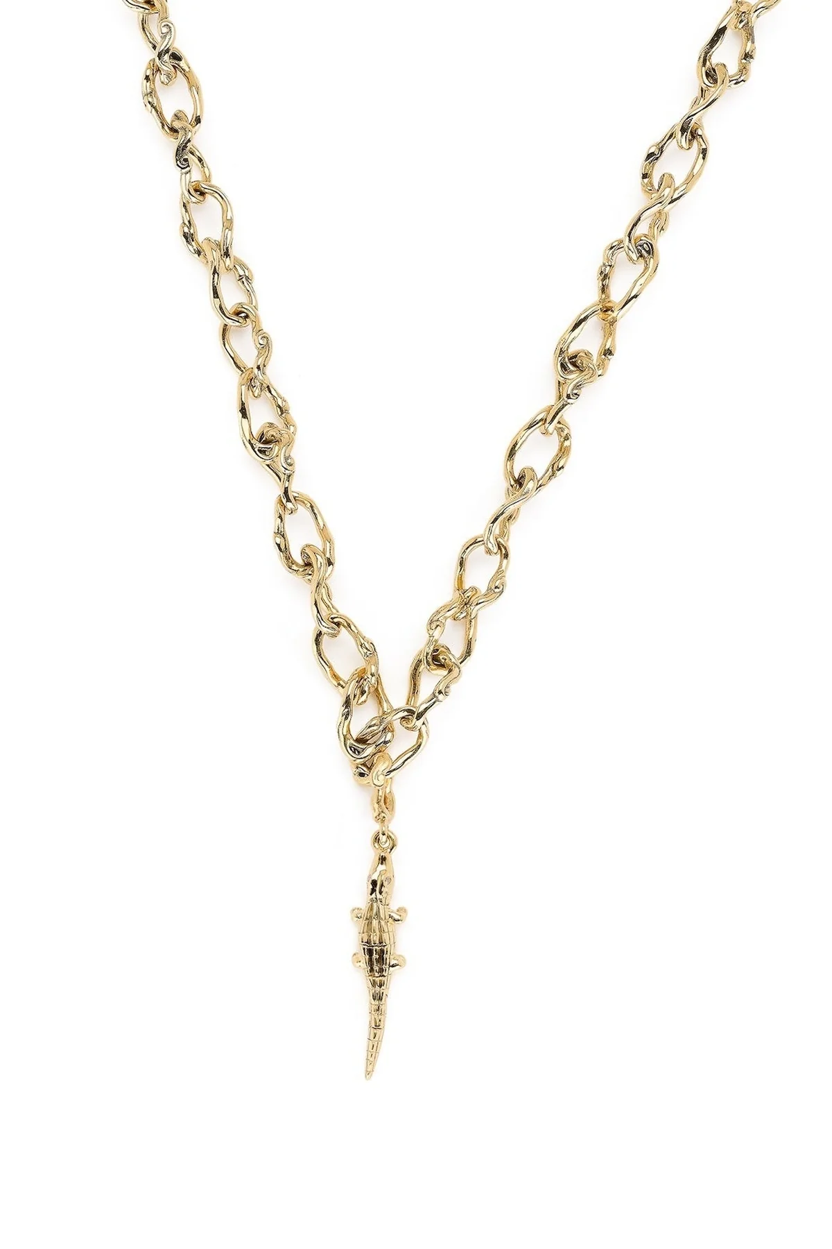 Bibi van der Velden | Gold Alligator Charm - Image 5
