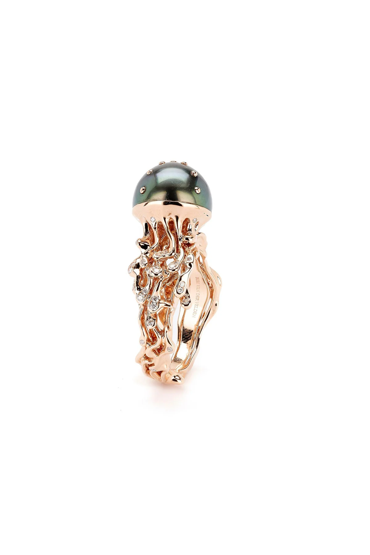 Bibi Van Der Velden | Jellyfish Tahitian Pearl Ring - Image 3