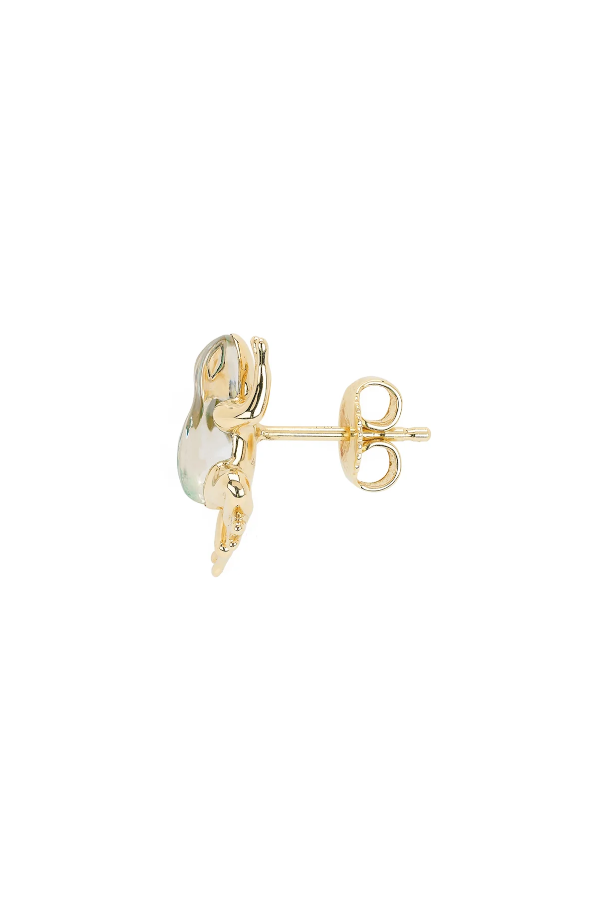 BIBI VAN DER VELDEN | MINI FROG OPAL/QUARTZ STUD - Image 2