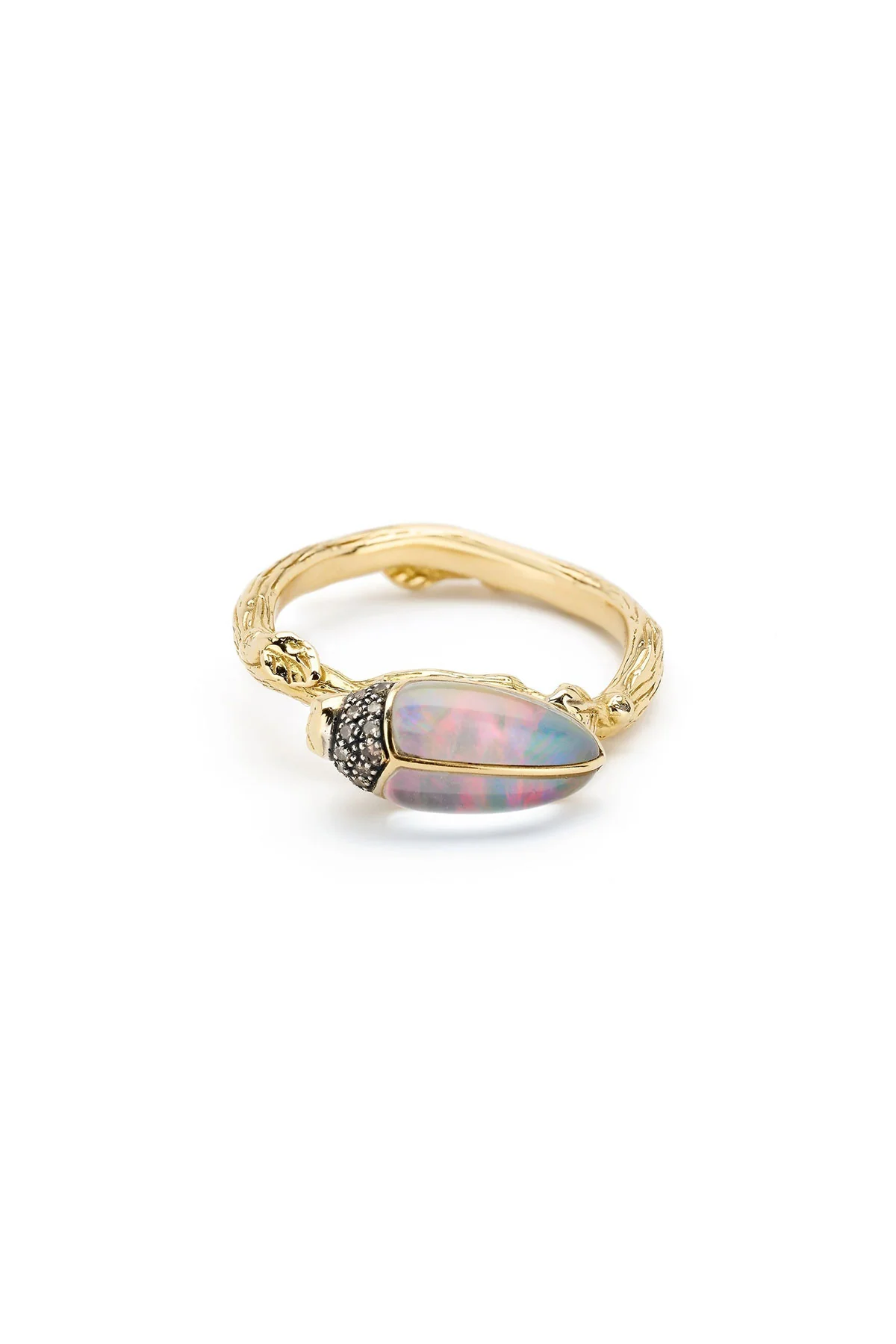 Bibi Van Der Velden | Scarab Opal Stack Ring