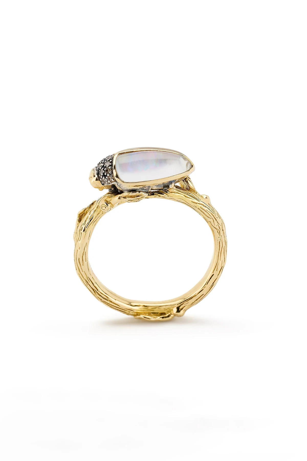 Bibi Van Der Velden | Scarab Opal Stack Ring - Image 4