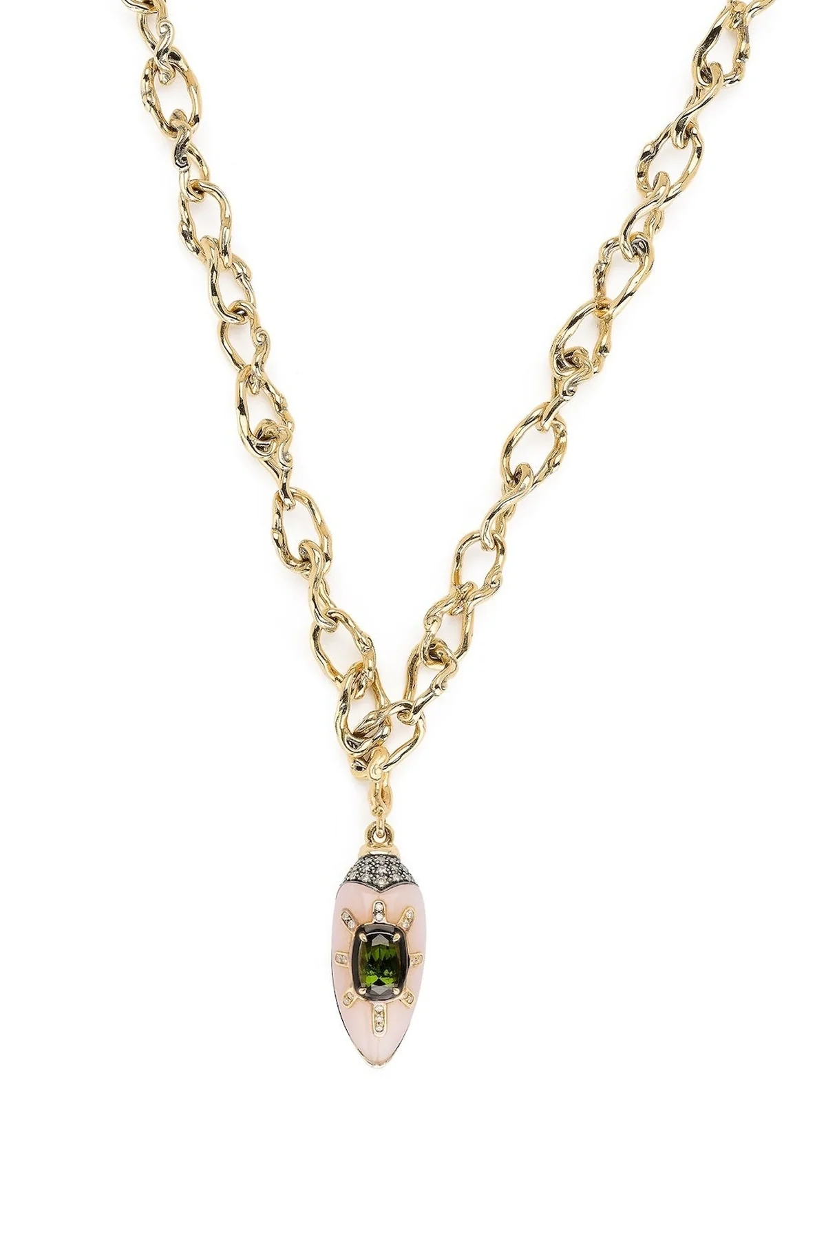 Bibi van der Velden | Scarab Pink Opal Pendant - Image 3