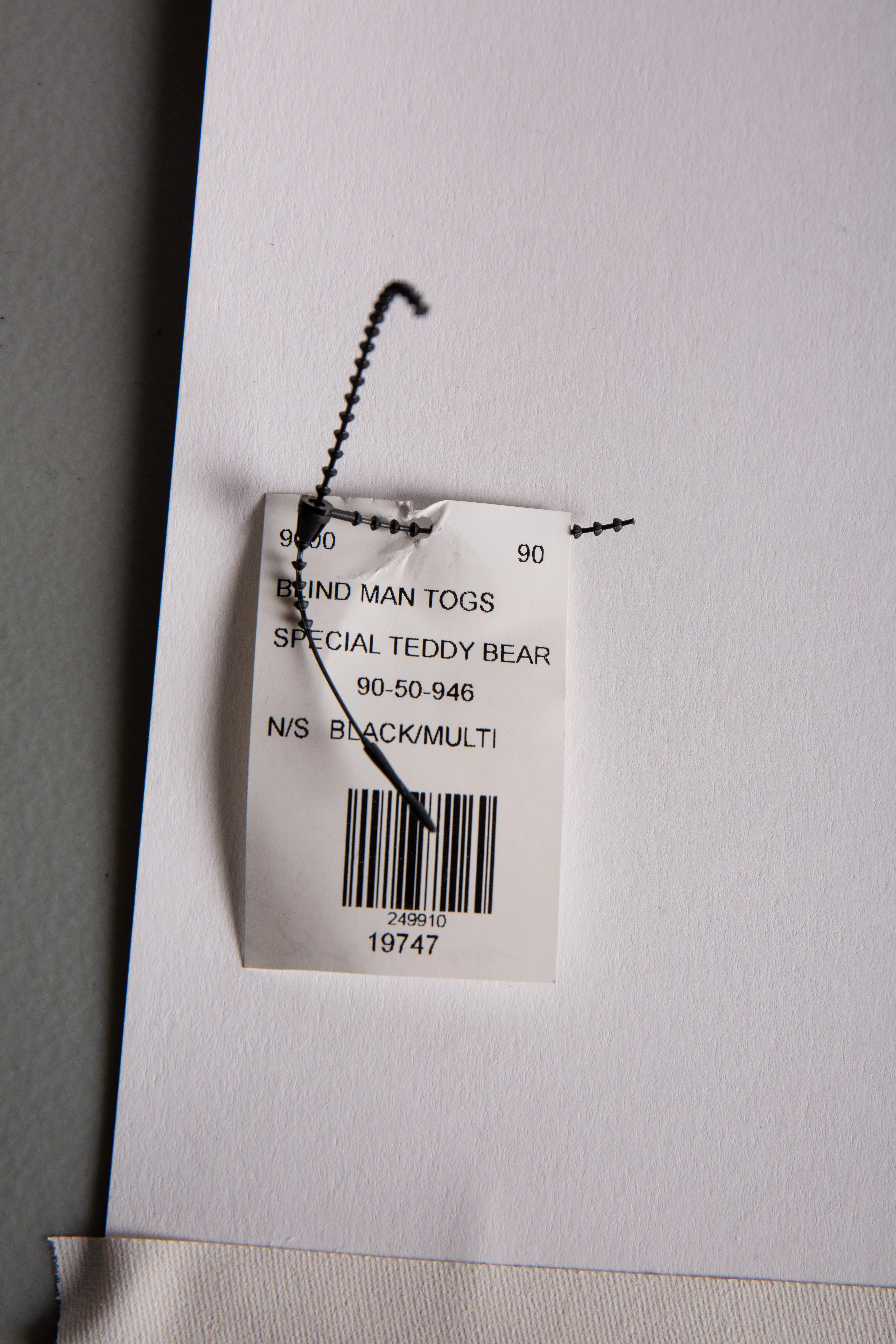 BLIND MAN TOGS | BLACK TEDDY BEAR - Image 6