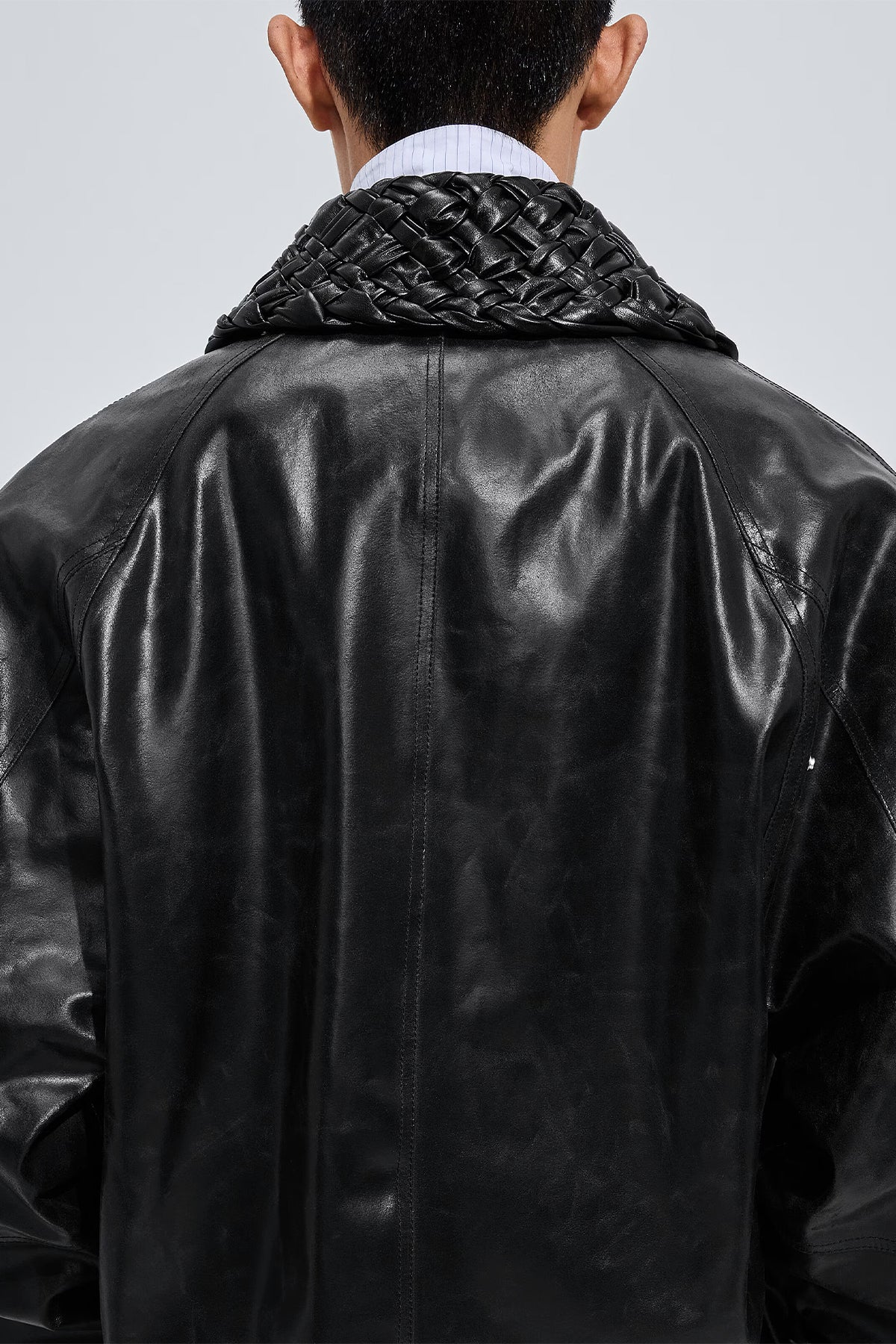 BOTTEGA VENETA | CRACKED LEATHER JACKET - Image 4