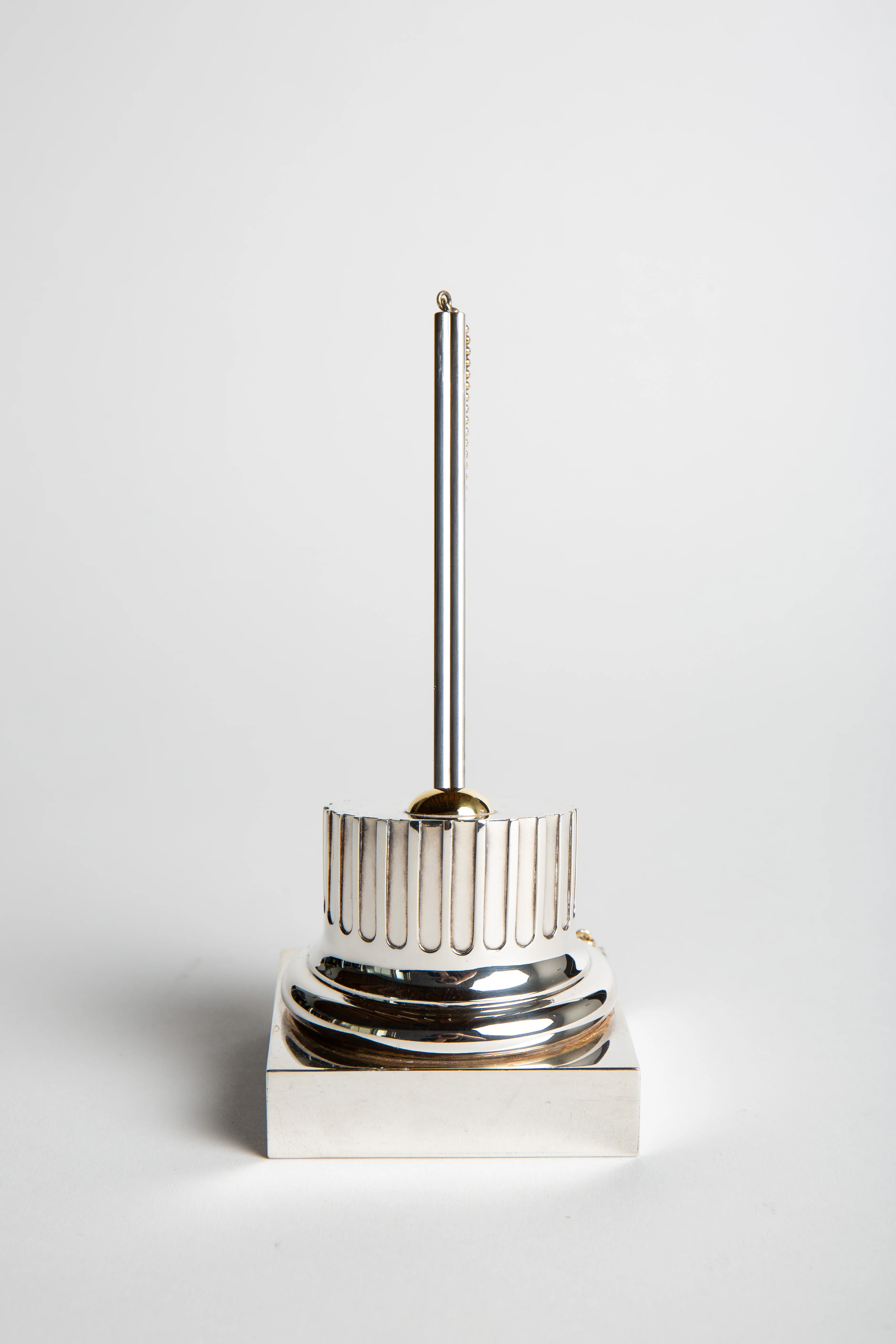 BULGARI | 1980 STERLING SILVER PEN HOLDER WITH ATTACHED PEN - Image 2