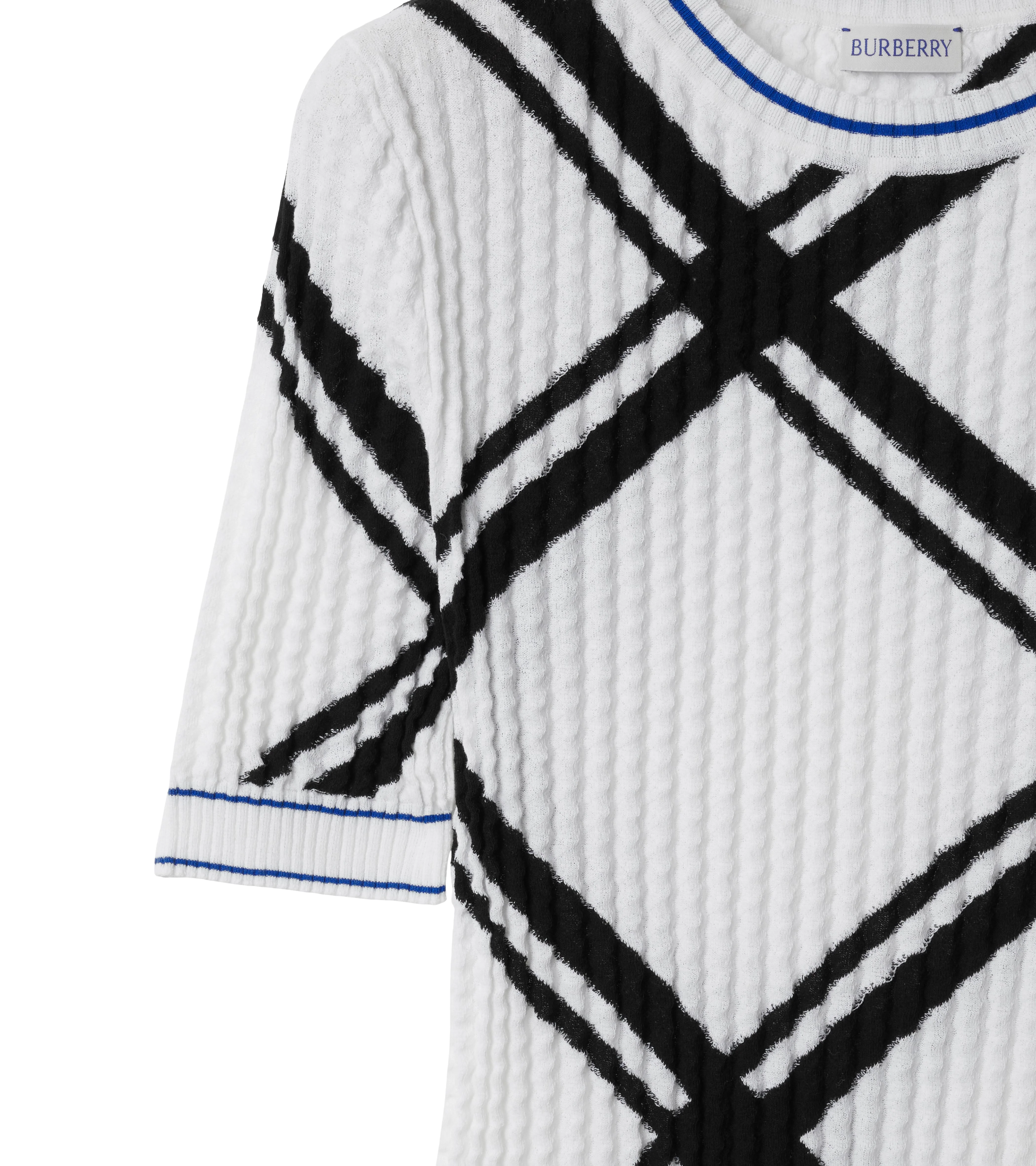 BURBERRY | CHECK COTTON TOP - Image 6