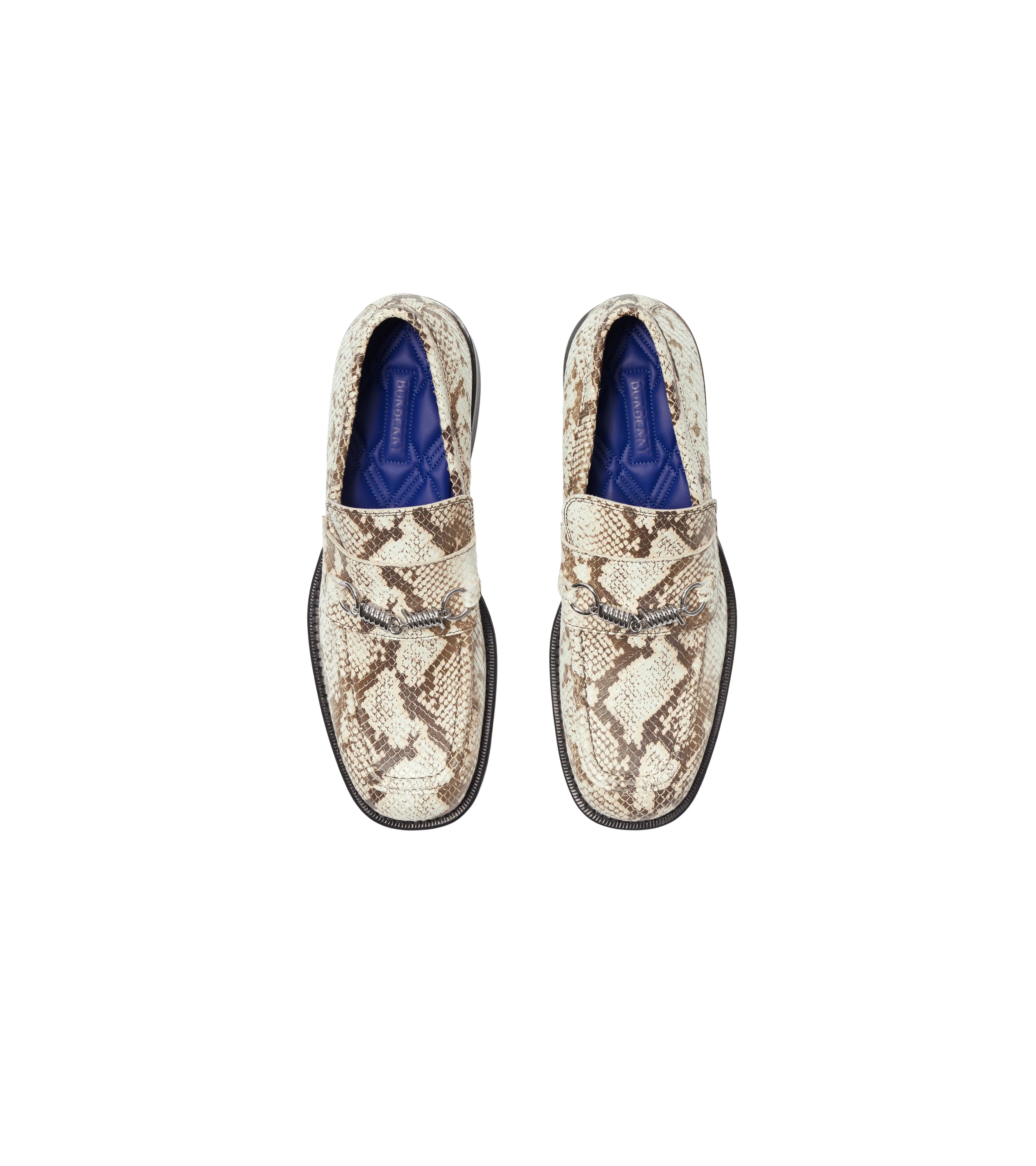 BURBERRY | LEATHER BARBED LOAFERS - Image 4