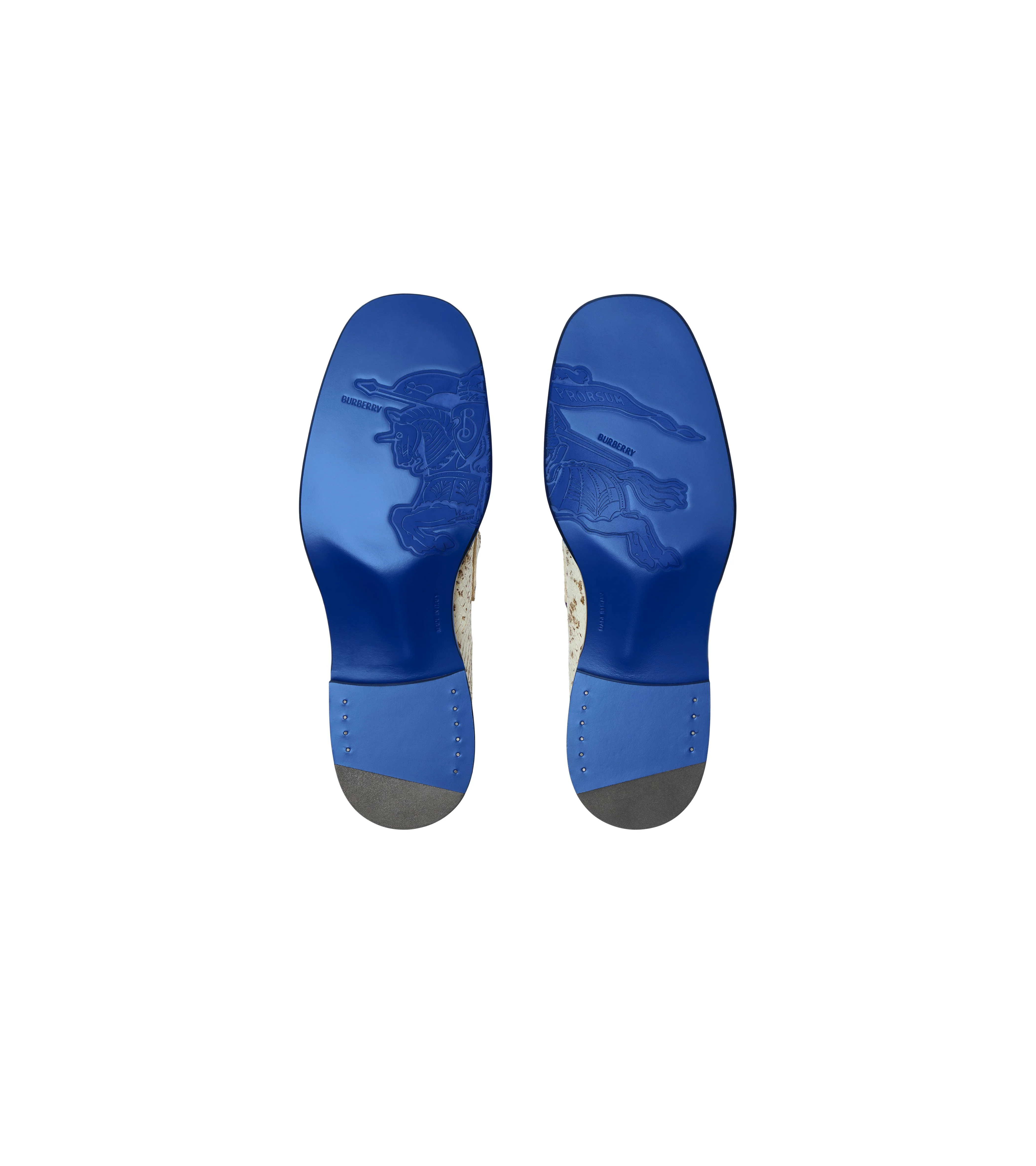 BURBERRY | LEATHER BARBED LOAFERS - Image 5